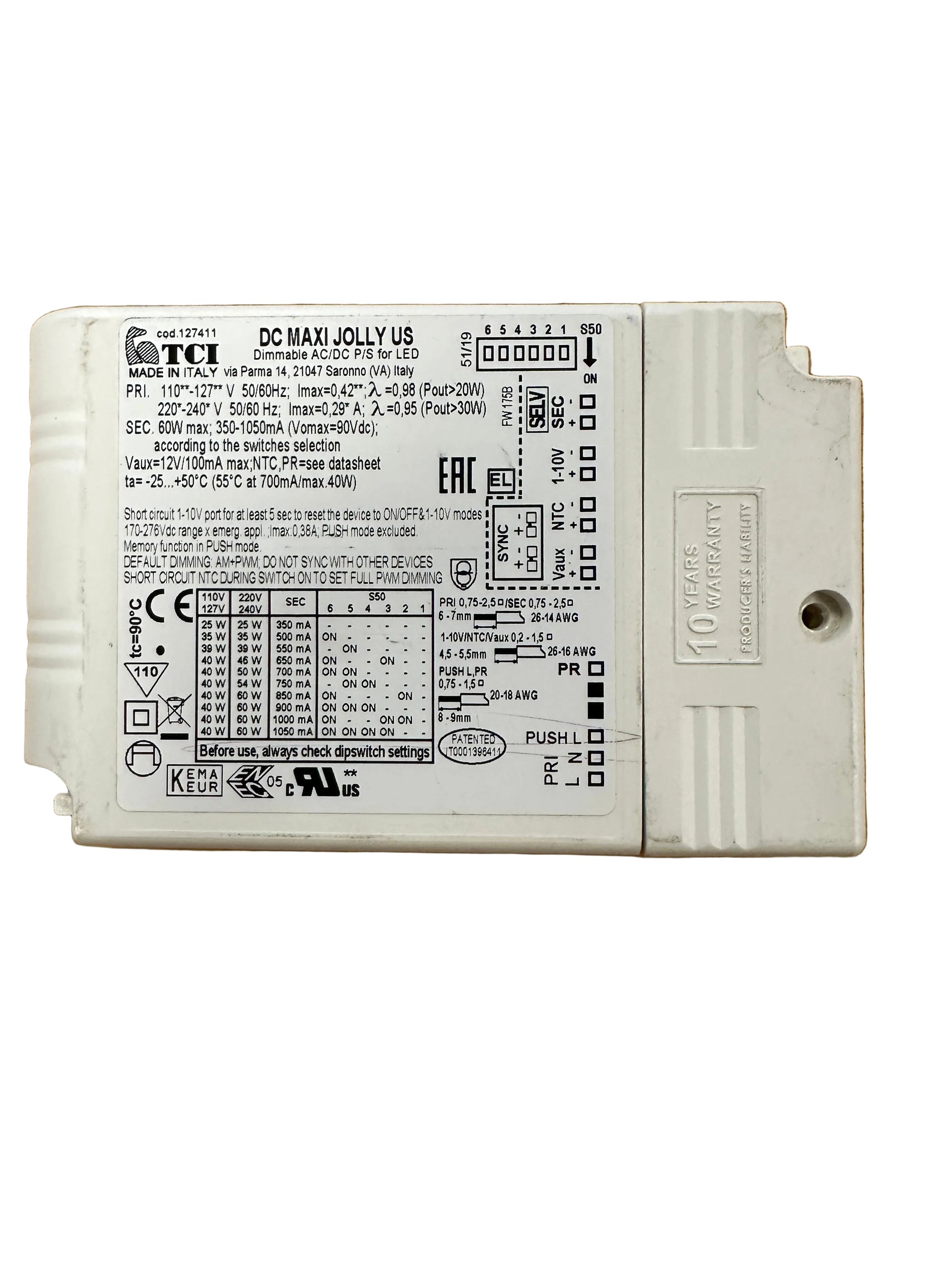 TCI 127411 DC MAXI JOLLY LC - LED Retro 