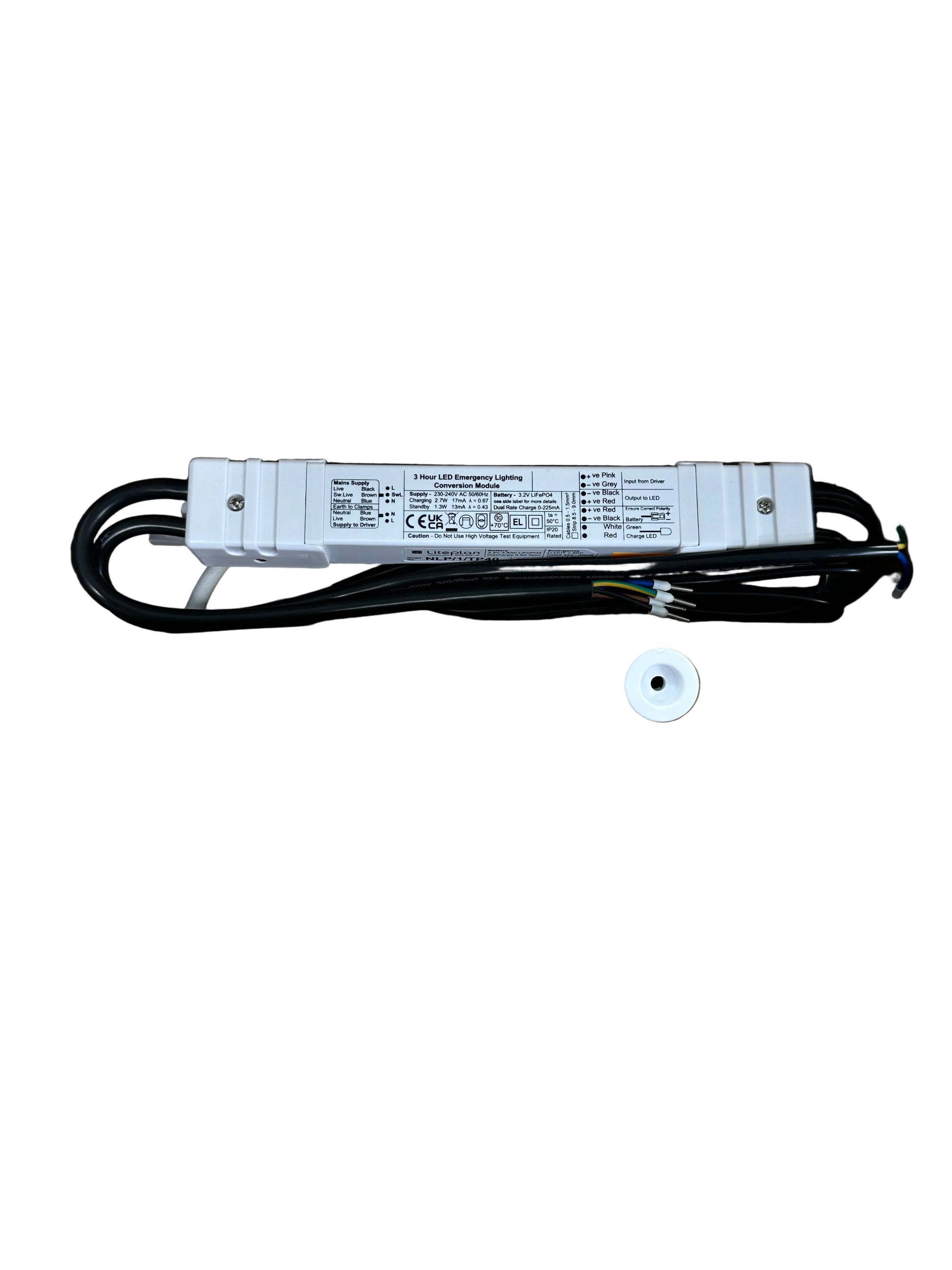 Liteplan NLP1/TP40 LED Remote Emergency Kit - LED Retro