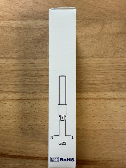 248455 = Noxion Lucent PL-S LED 2.8W = 5W G23 2Pin 827 Extra Warm White 368lm - LED Retro