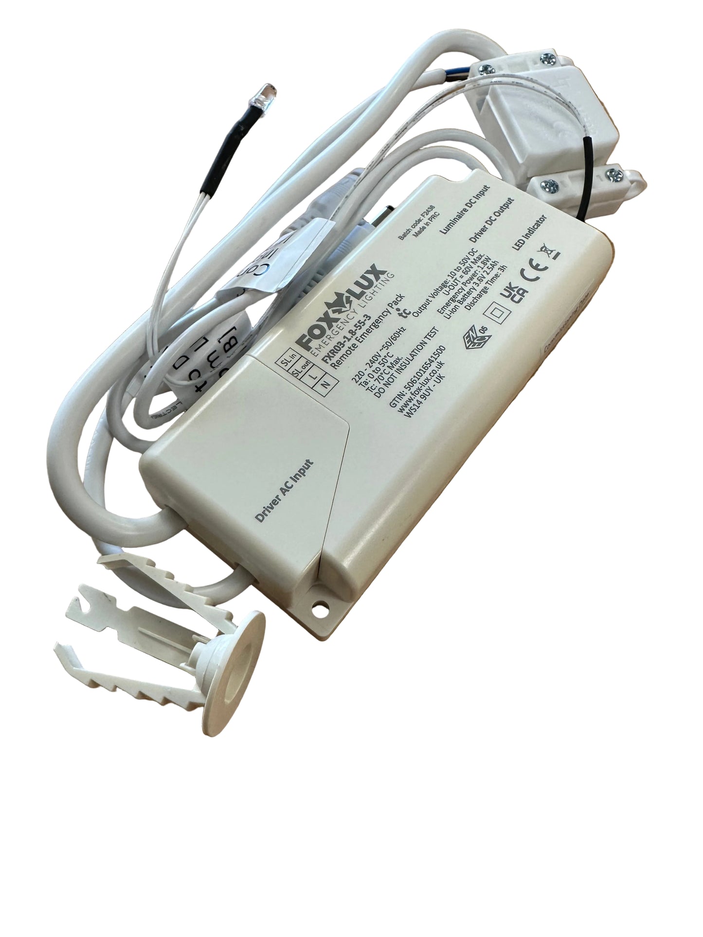 FoxLux FXR03-1.8-55-3 Micro Remote Pack Manual Test 10-50V 1.8W - LED Retro
