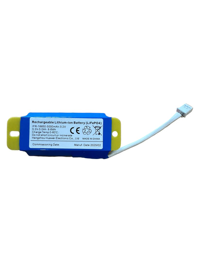 LBP2-SS-3.2V-3000MAH 2 Cell 3.2V 3000mAh LiFePO4 Side By Side On Fixing Bracket - LED Retro