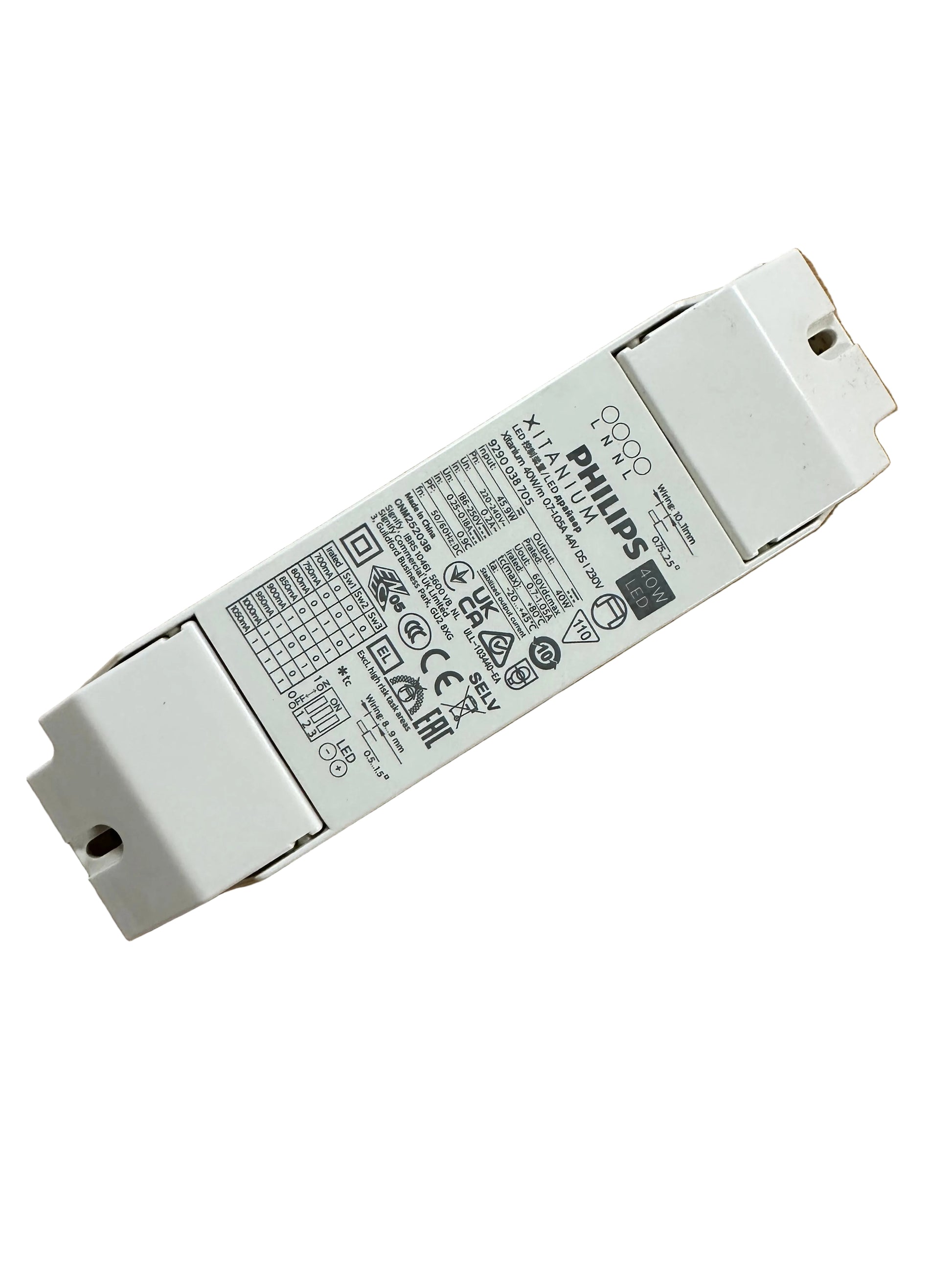 Philips 929003870506 Xitanium 40W/m 0.7-1.05A 44V DS I 230V - LED Retro