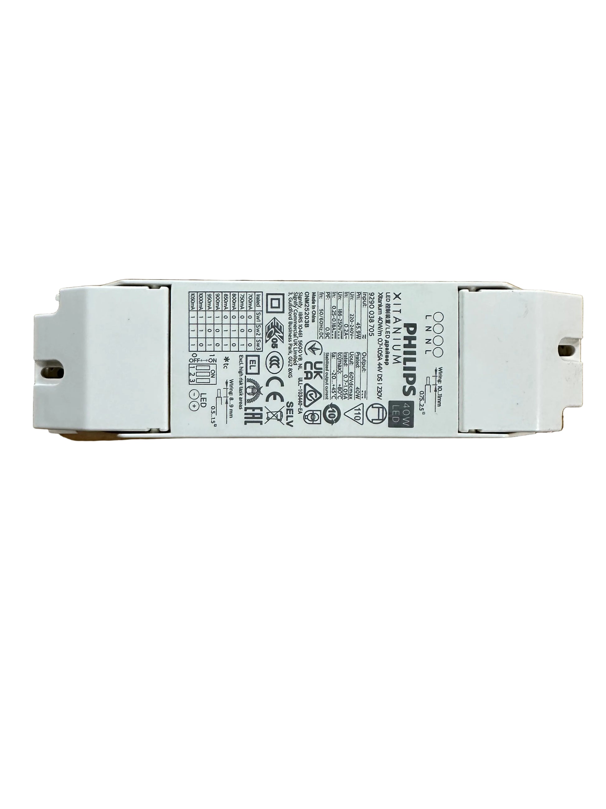 Philips 929003870506 Xitanium 40W/m 0.7-1.05A 44V DS I 230V - LED Retro