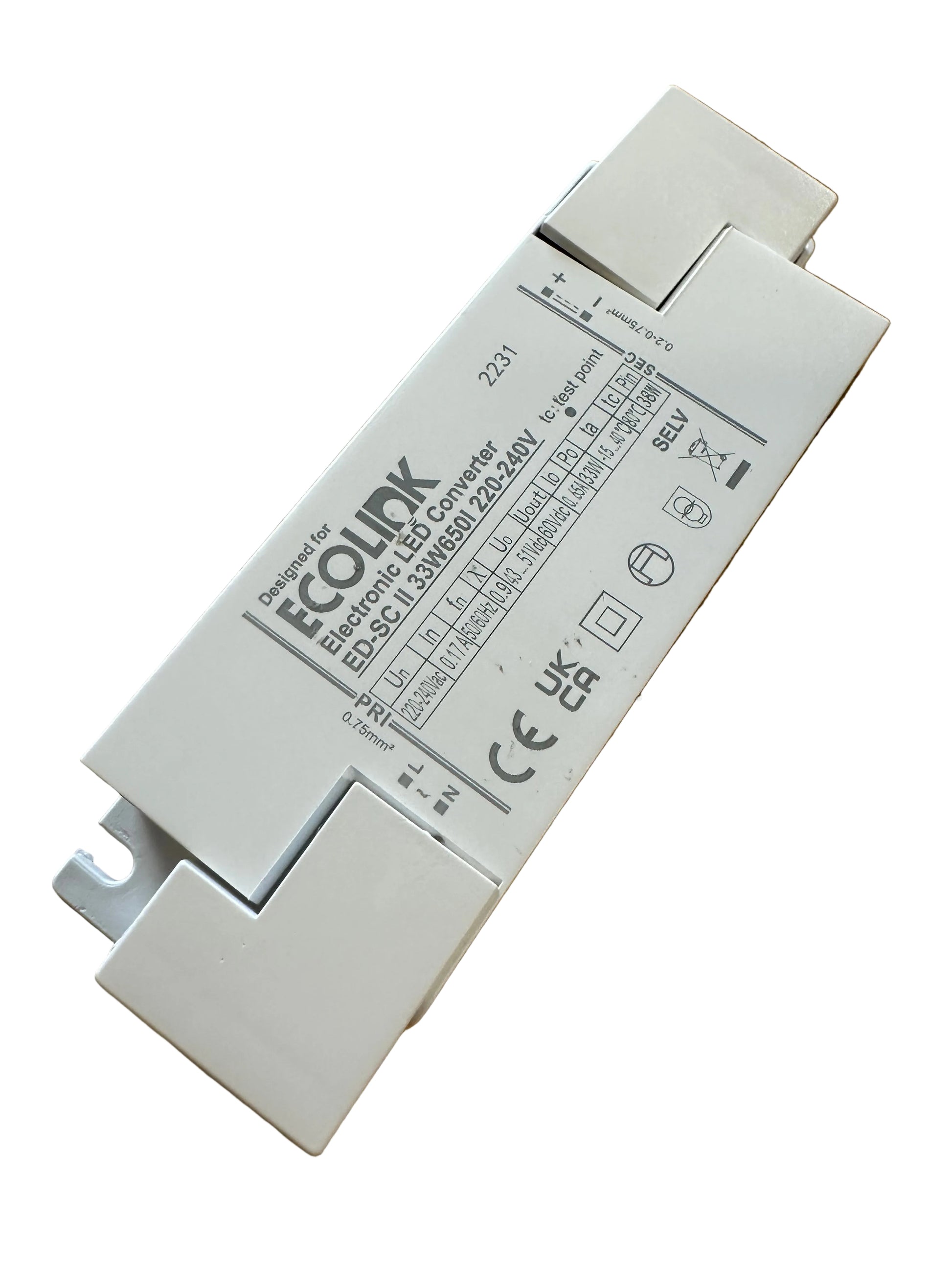 ECOLINK ED-SC II 33W650I 33W 43-51V 650mA LED Driver - LED Retro