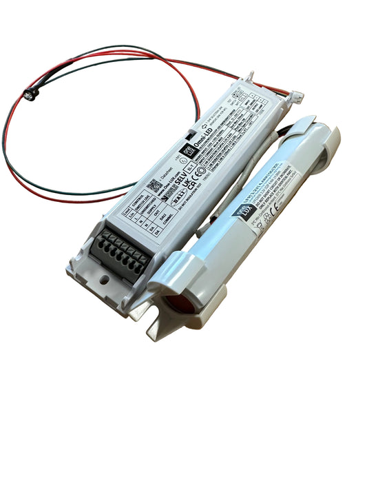 One-Lux OL55/3W/M3/LFP/SS/DST 12-55V 3W DALI/Self-Test LED EM Kit c/w 3.2V 4.4Ah LiFePO4 Battery - LED Retro