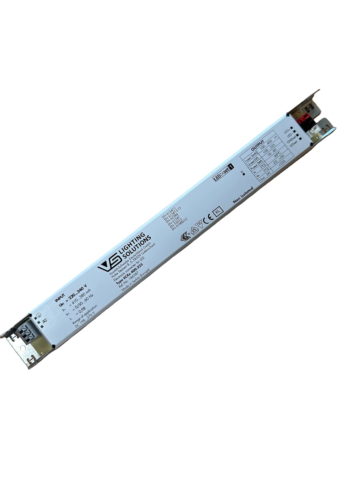 Vossloh Schwabe ECXe400.255 - 186587 - 10-40W 100-400mA Linear LED Driver - LED Retro