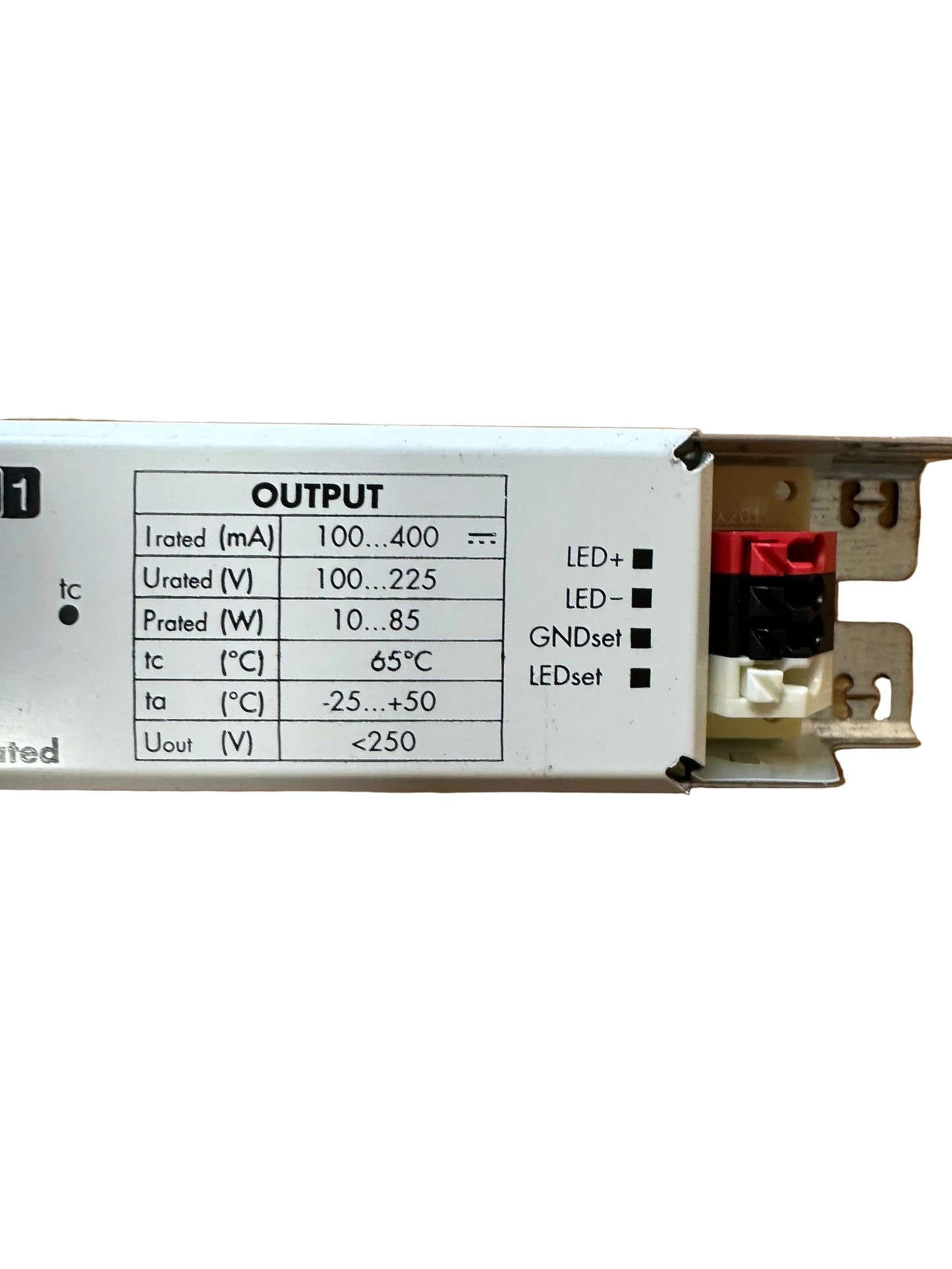 Vossloh Schwabe ECXe400.255 - 186587 - 10-40W 100-400mA Linear LED Driver - LED Retro