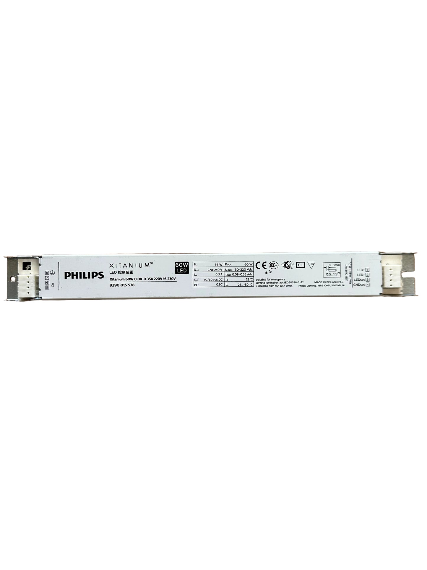 Philips 929001557806 Xitanium 60W 0.08-0.35A 220V 16 230V - LED Retro