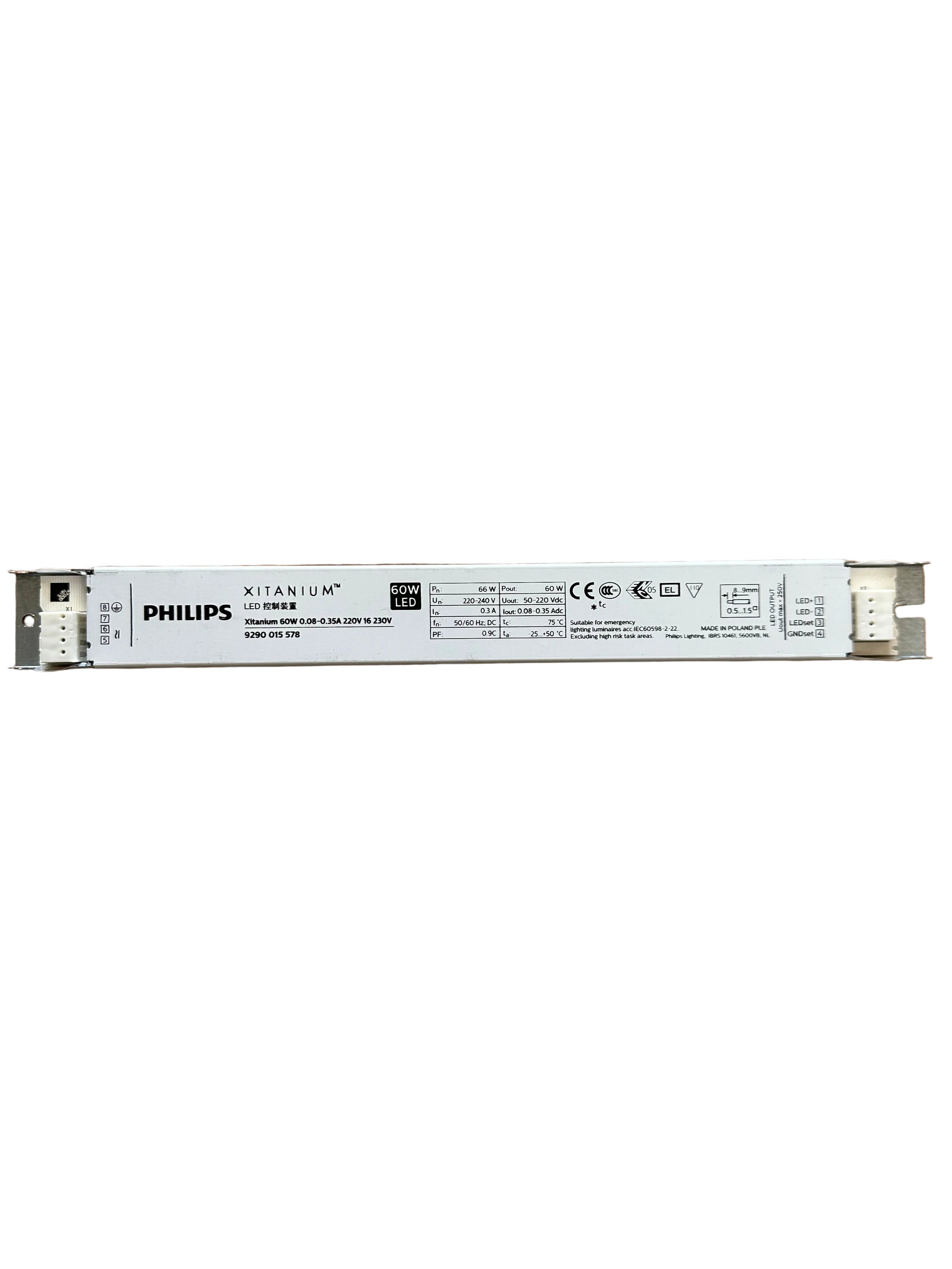 Philips 929001557806 Xitanium 60W 0.08-0.35A 220V 16 230V - LED Retro