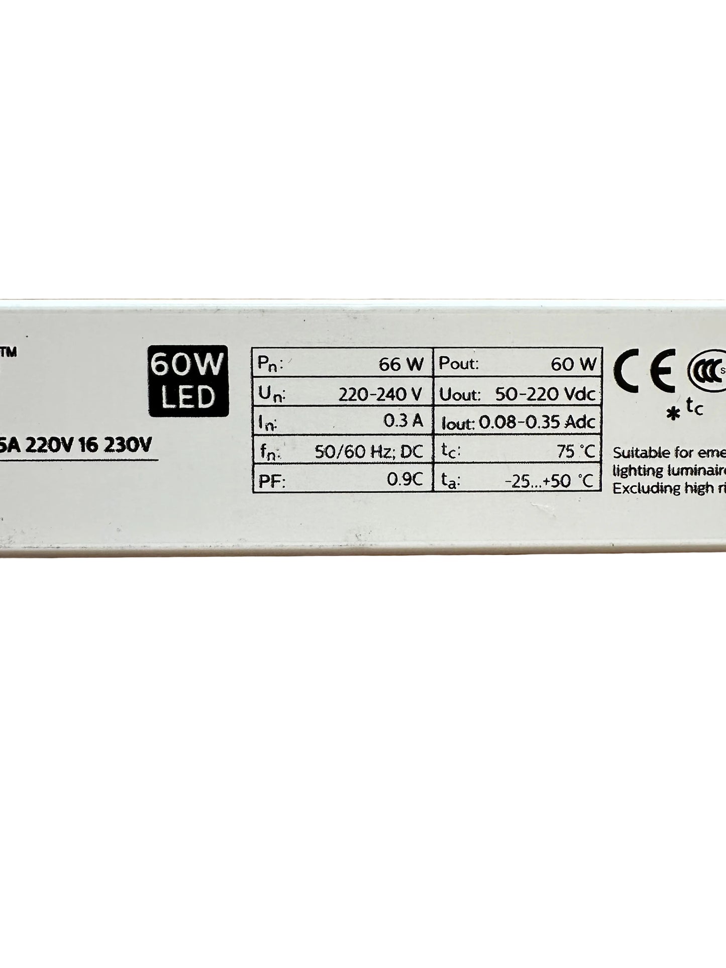 Philips 929001557806 Xitanium 60W 0.08-0.35A 220V 16 230V - LED Retro