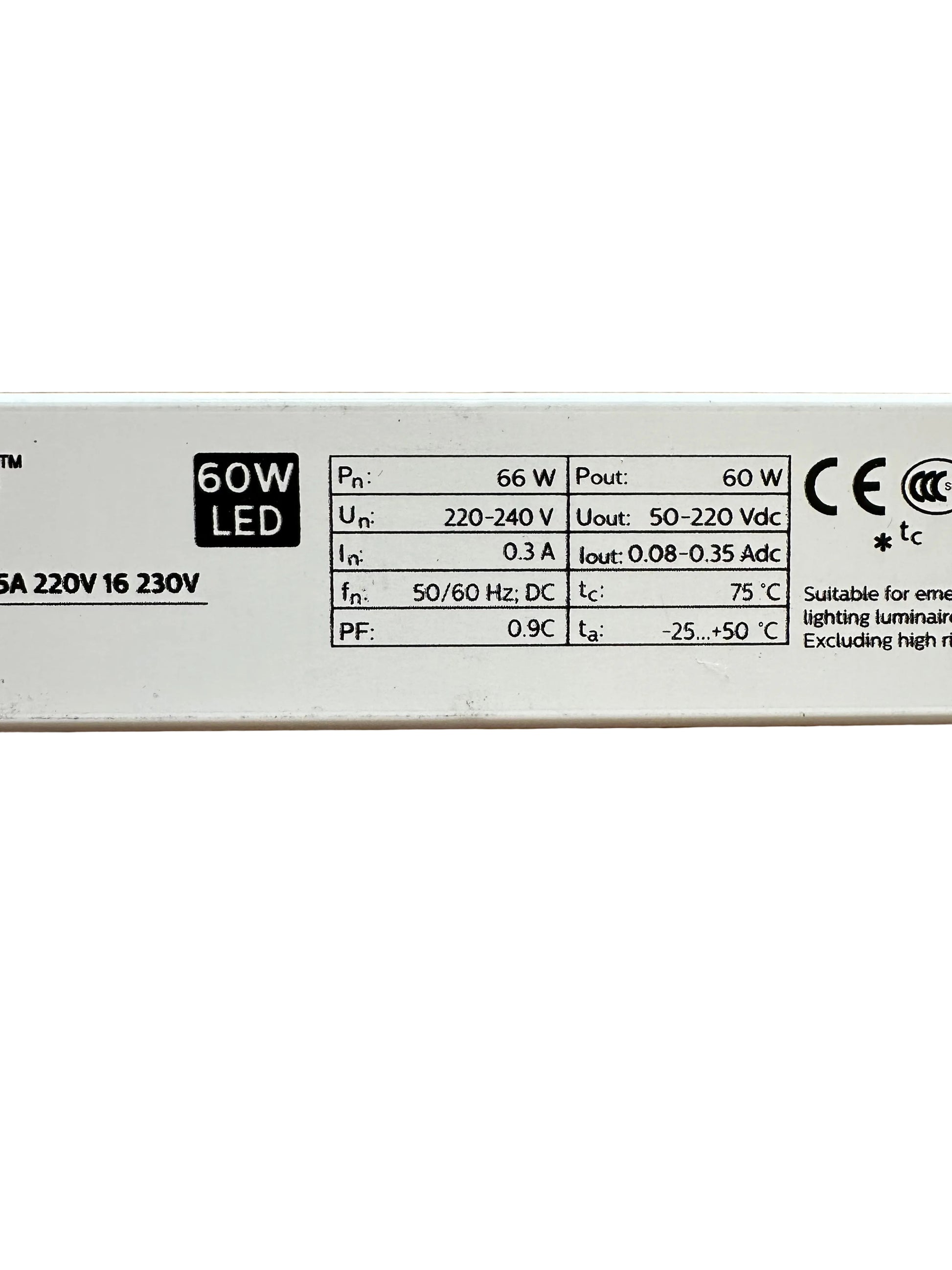 Philips 929001557806 Xitanium 60W 0.08-0.35A 220V 16 230V - LED Retro