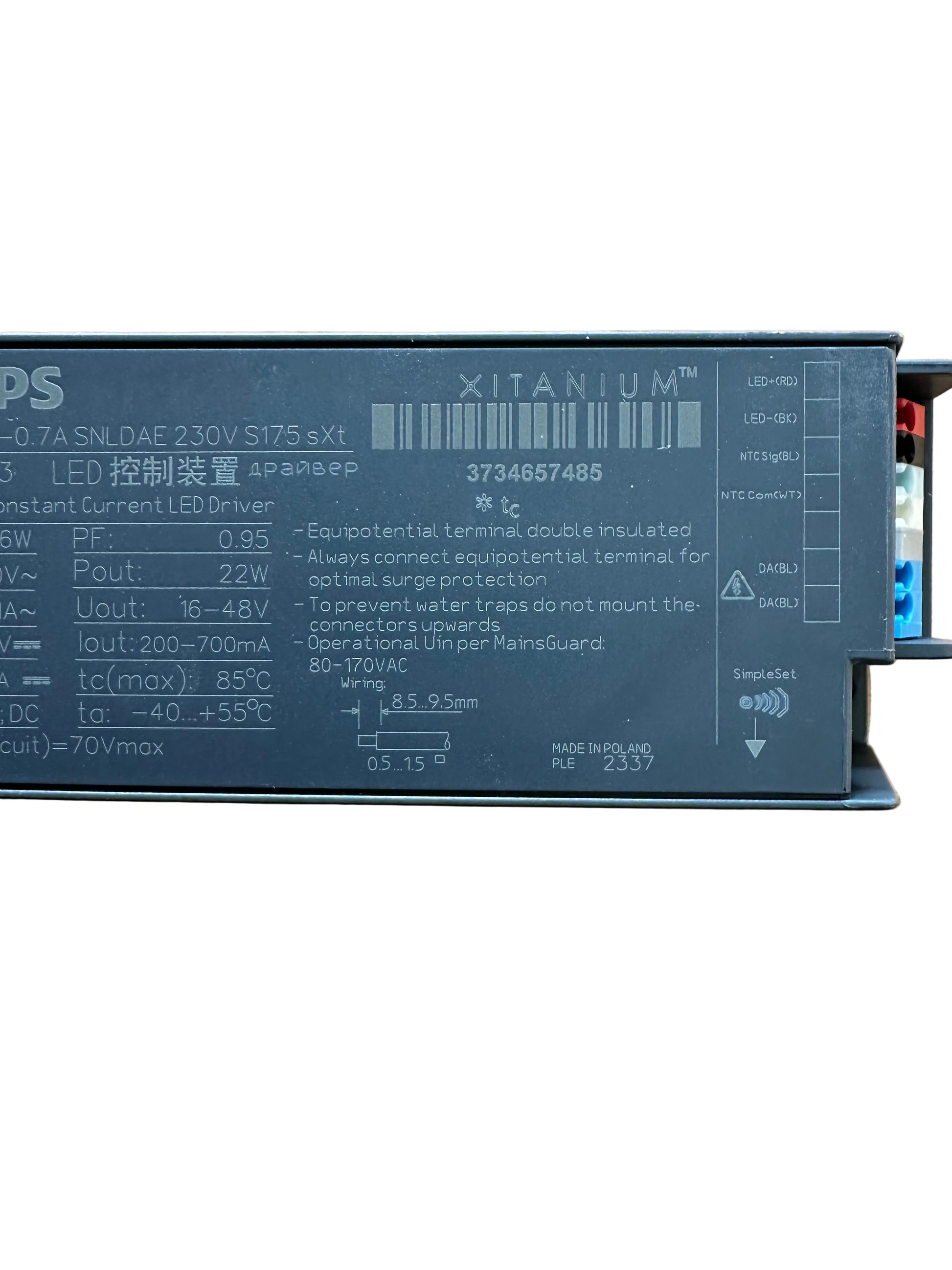 Philips 929002172406 Xi FP 22W 0.3-1.0A SNLDAE 230V S175 sXt -LED Retro