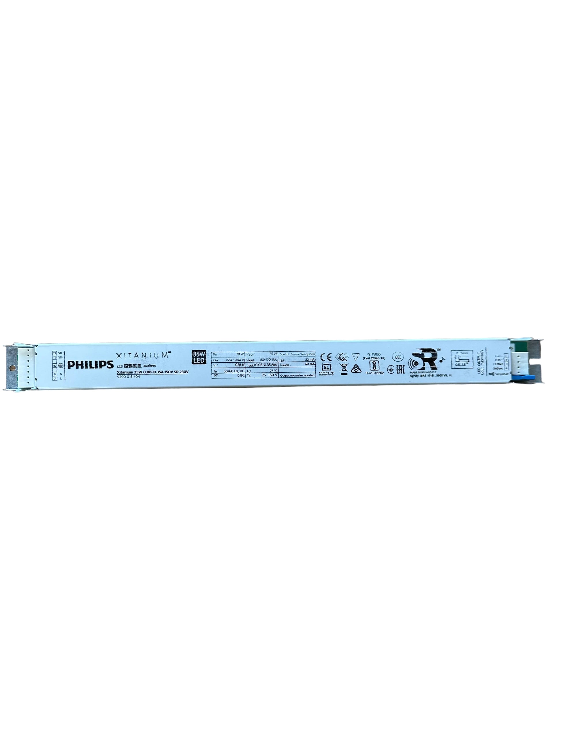Philips 9290015404 Xitanium 35W 0.08-0.35A 150V SR 230V - LED Retro