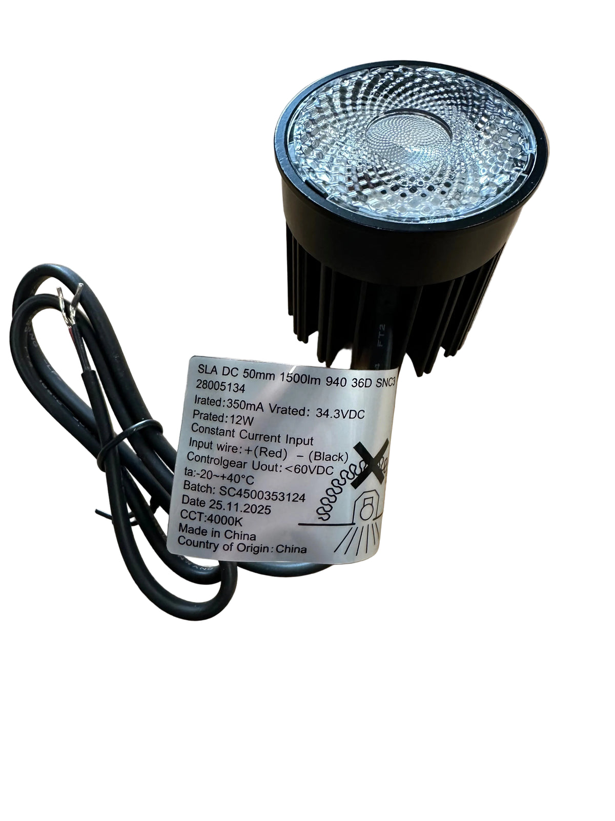 Tridonic 28005134 SLA DC 50mm 1500lm 940 36D SNC3 Spotlight Module - LED Retro