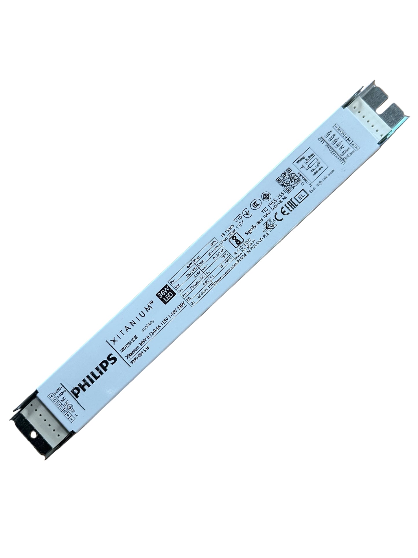 Philips 9290009536 Xitanium 36W 0.12-0.4A 115V 1-10V 230V - LED Retro