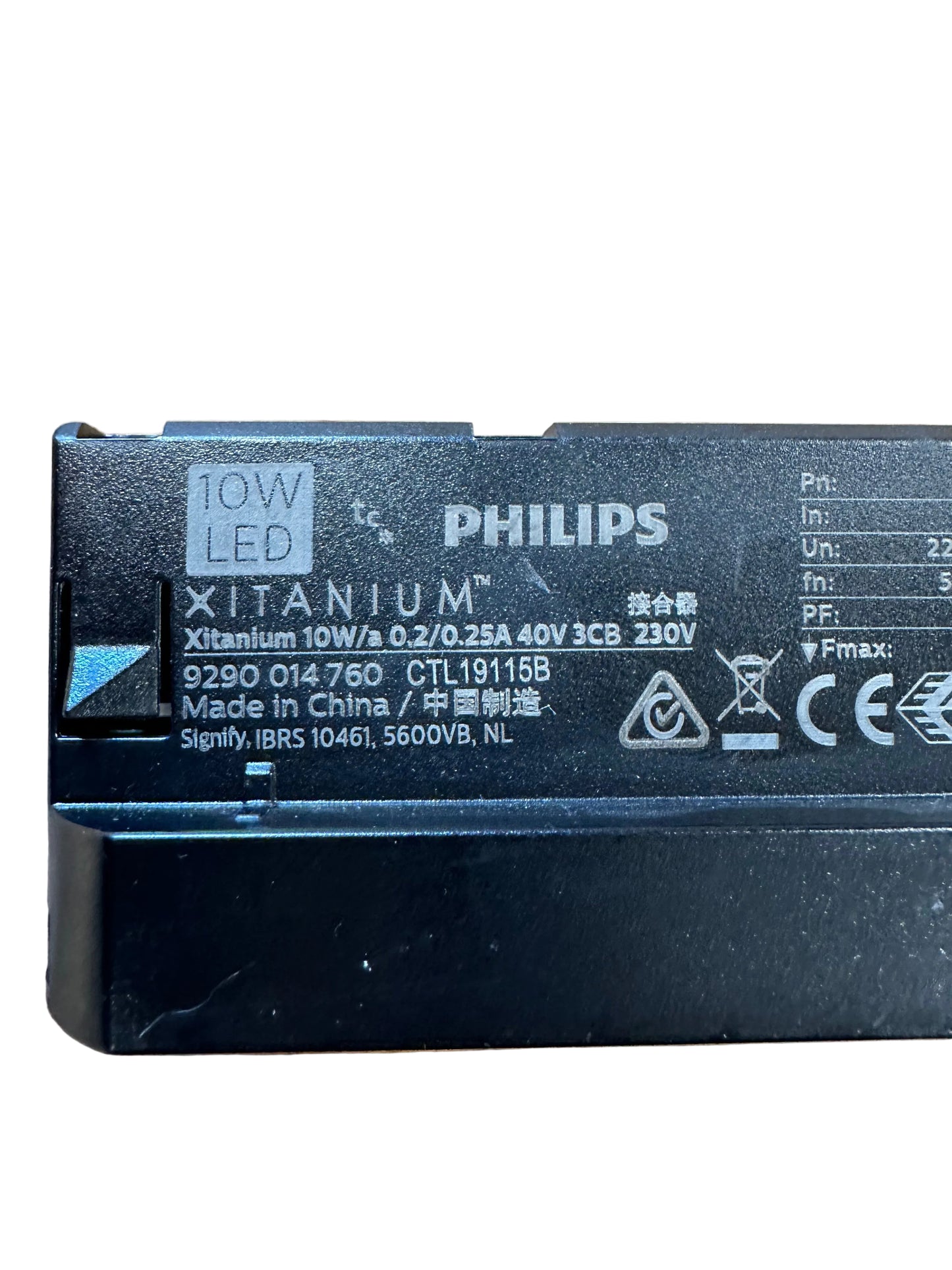 Philips 9290014760 PHILIPS Xitanium 10W/a 0.2/0.25A 40V 3CB 230V - LED Retro
