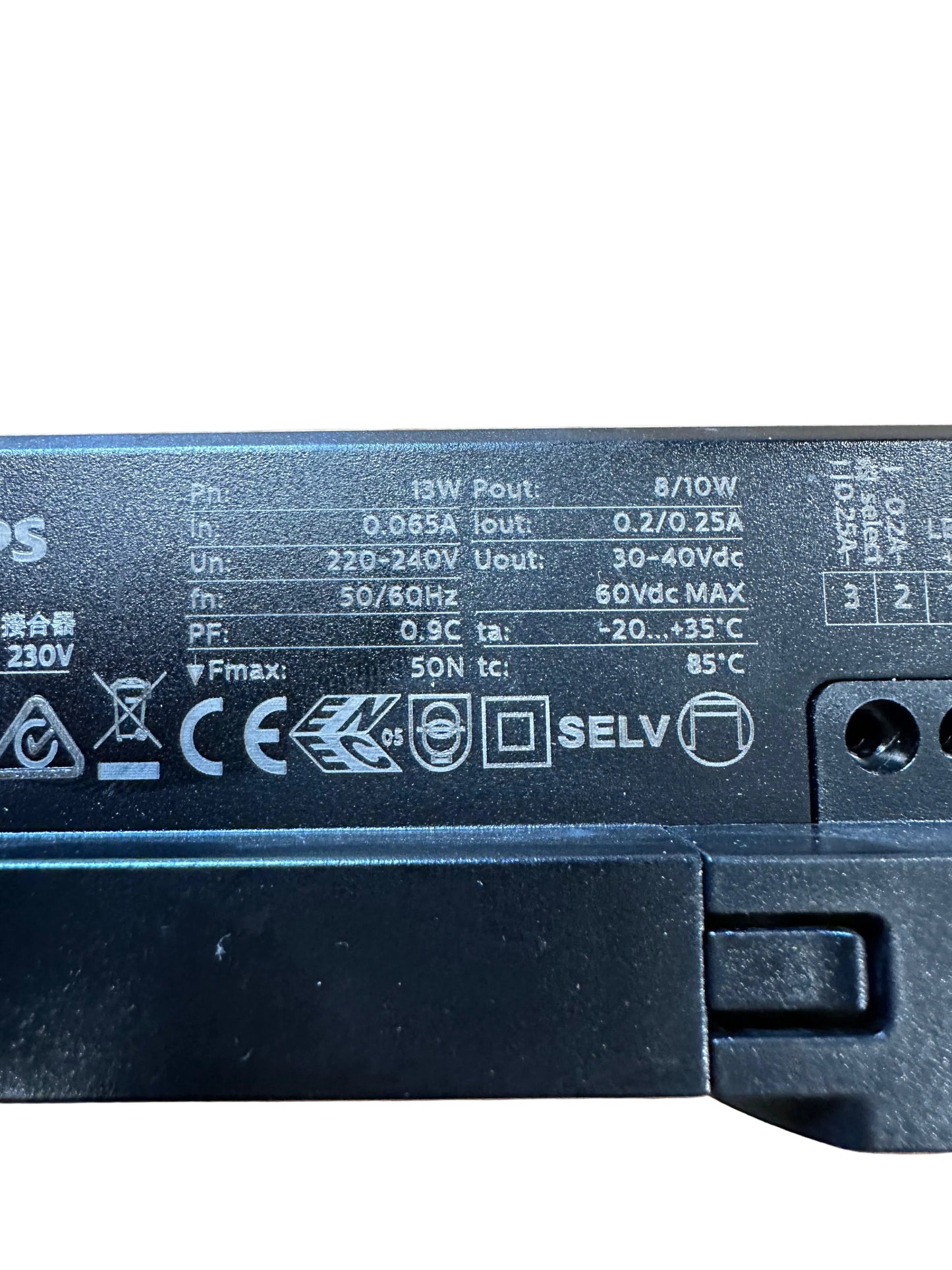 Philips 9290014760 PHILIPS Xitanium 10W/a 0.2/0.25A 40V 3CB 230V - LED Retro