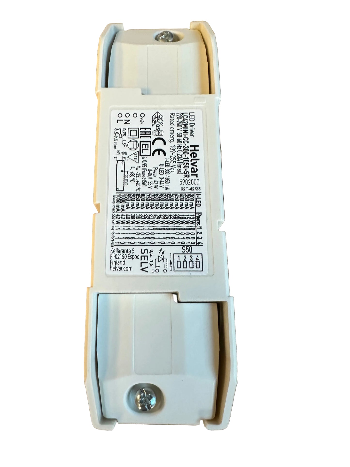 Helvar - LC42MINI-CC-300-1050-SR - LED Retro