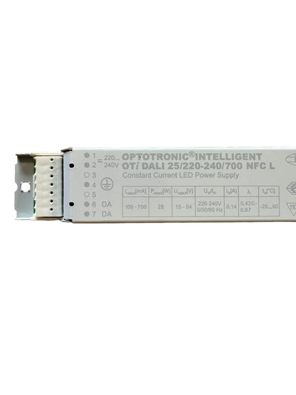 Osram Inventronics OTi DALI 25/220-240/700 NFC L - DALI NFC (SELV) Linear constant current LED driver - LED Retro