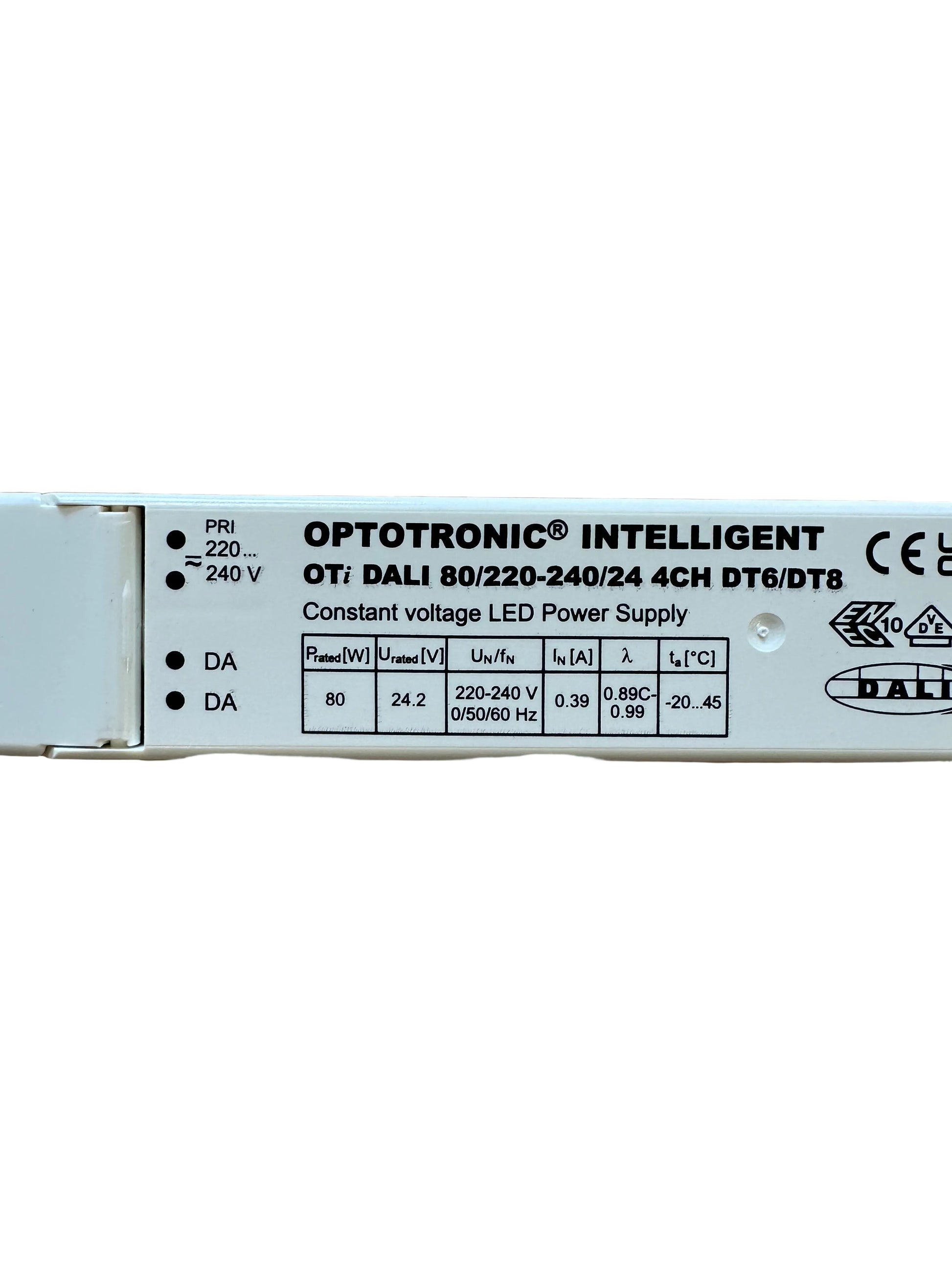 Osram OTi DALI 80/220-240/24 4CH DT6/DT8 80W 24V DALI Dimmable CV Power Supply - LED Retro