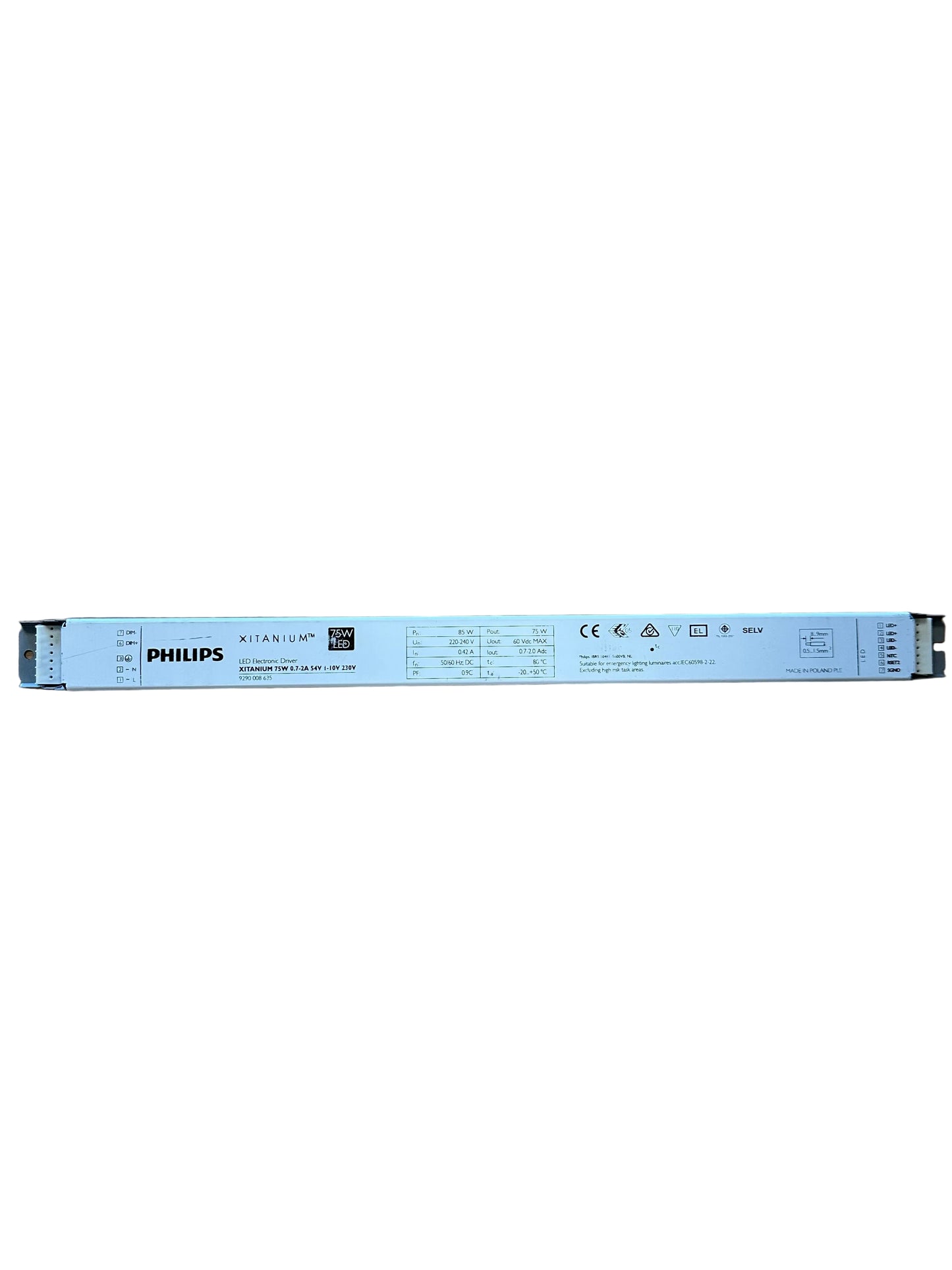 Philips 9290008635 Xitanium 75W 0.7-2A 54V 1-10V 230V - LED Retro