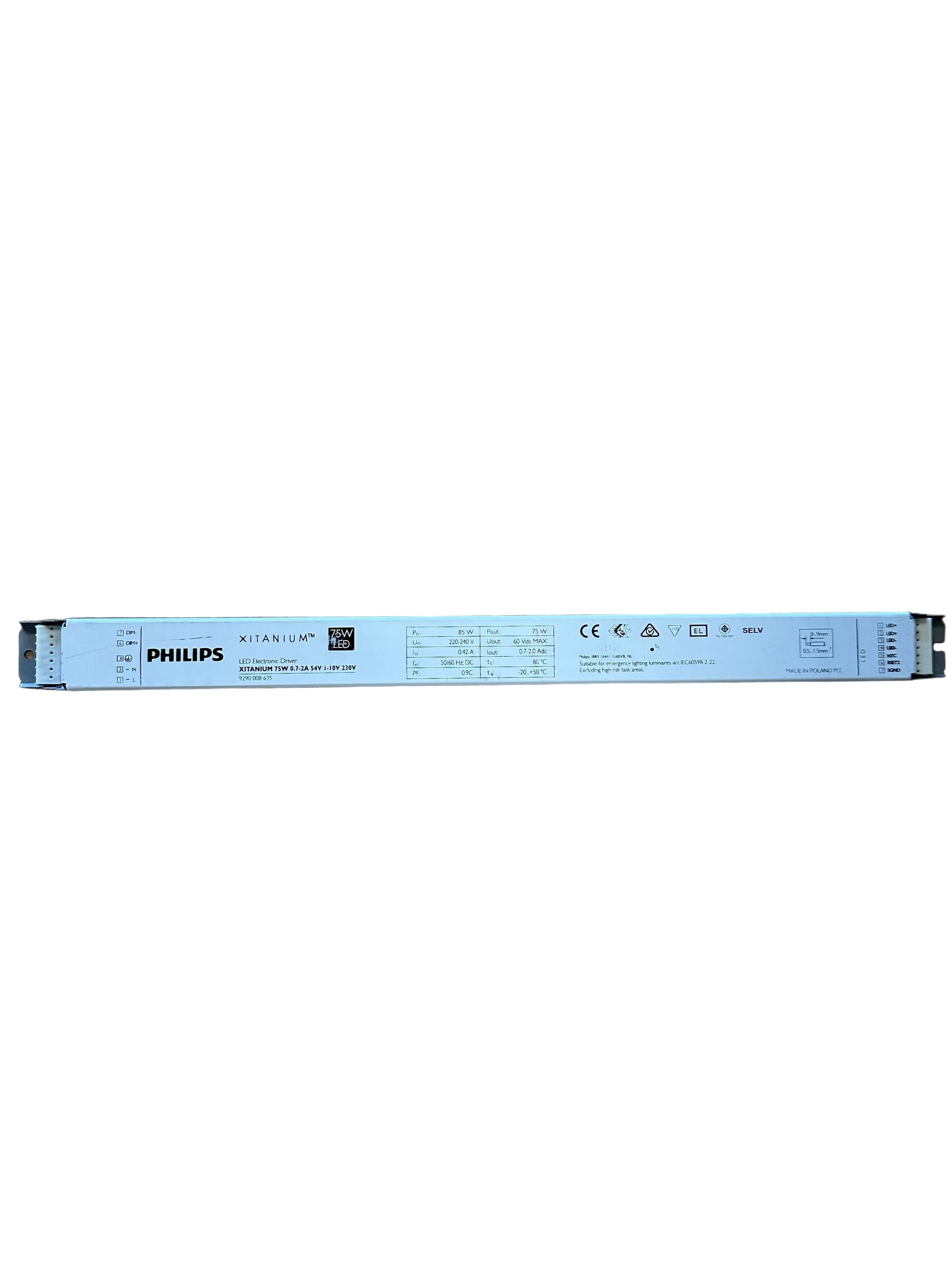 Philips 9290008635 Xitanium 75W 0.7-2A 54V 1-10V 230V - LED Retro