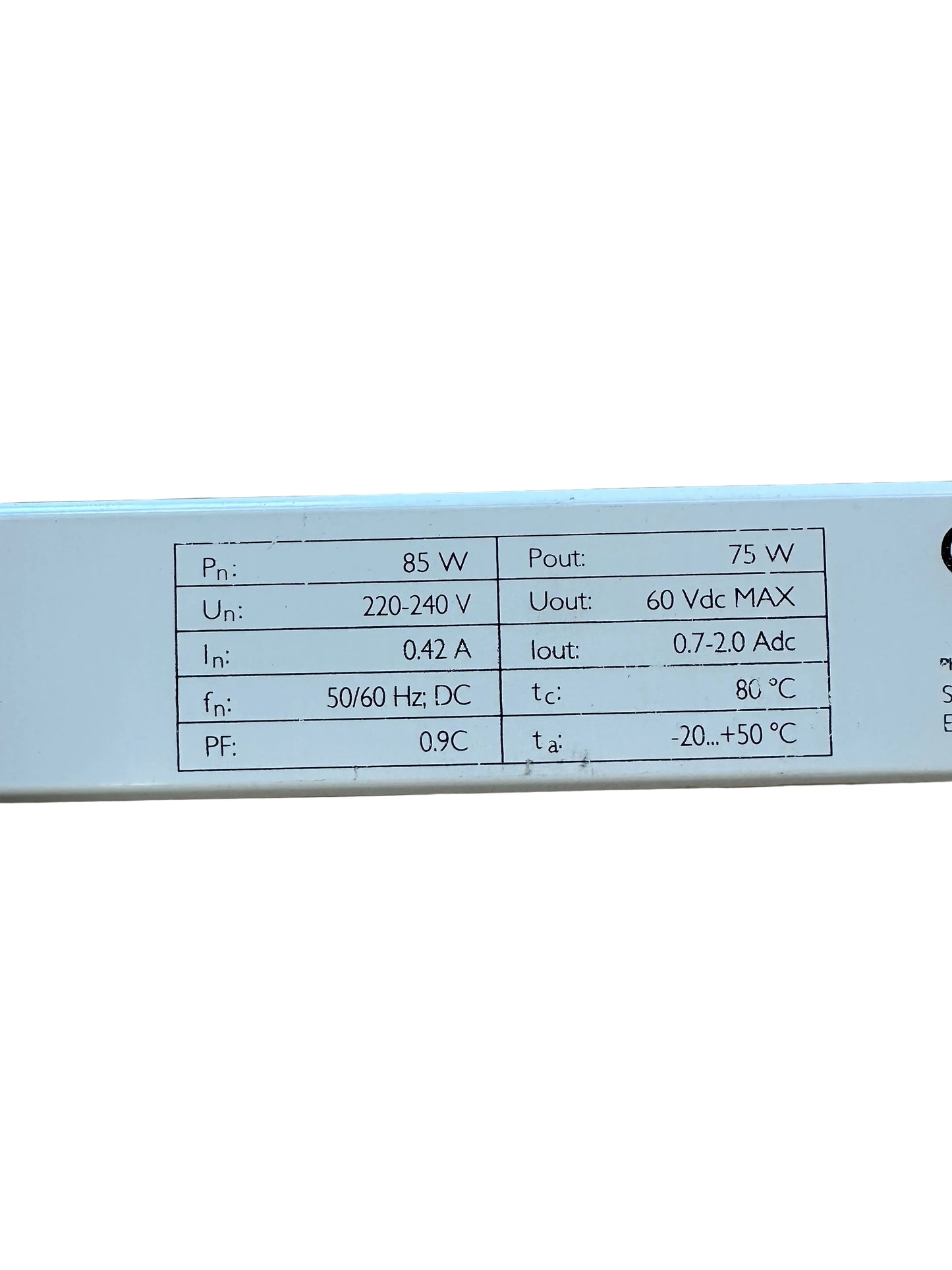 Philips 9290008635 Xitanium 75W 0.7-2A 54V 1-10V 230V - LED Retro