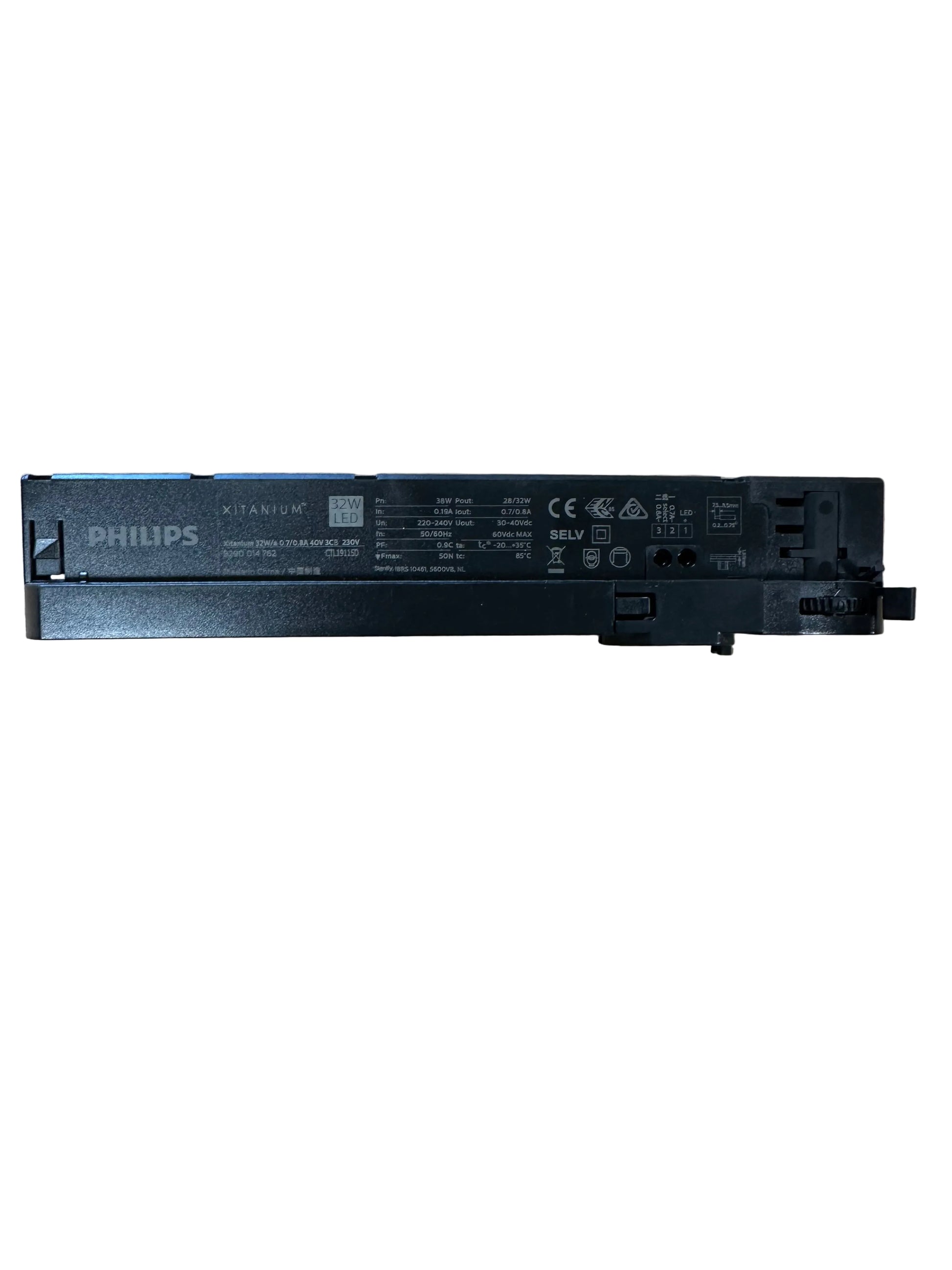 Philips 9290014762 Xitanium 32W/a 0.7/0.8A 40V 3CB 230V - Track Adapter Driver - LED Retro