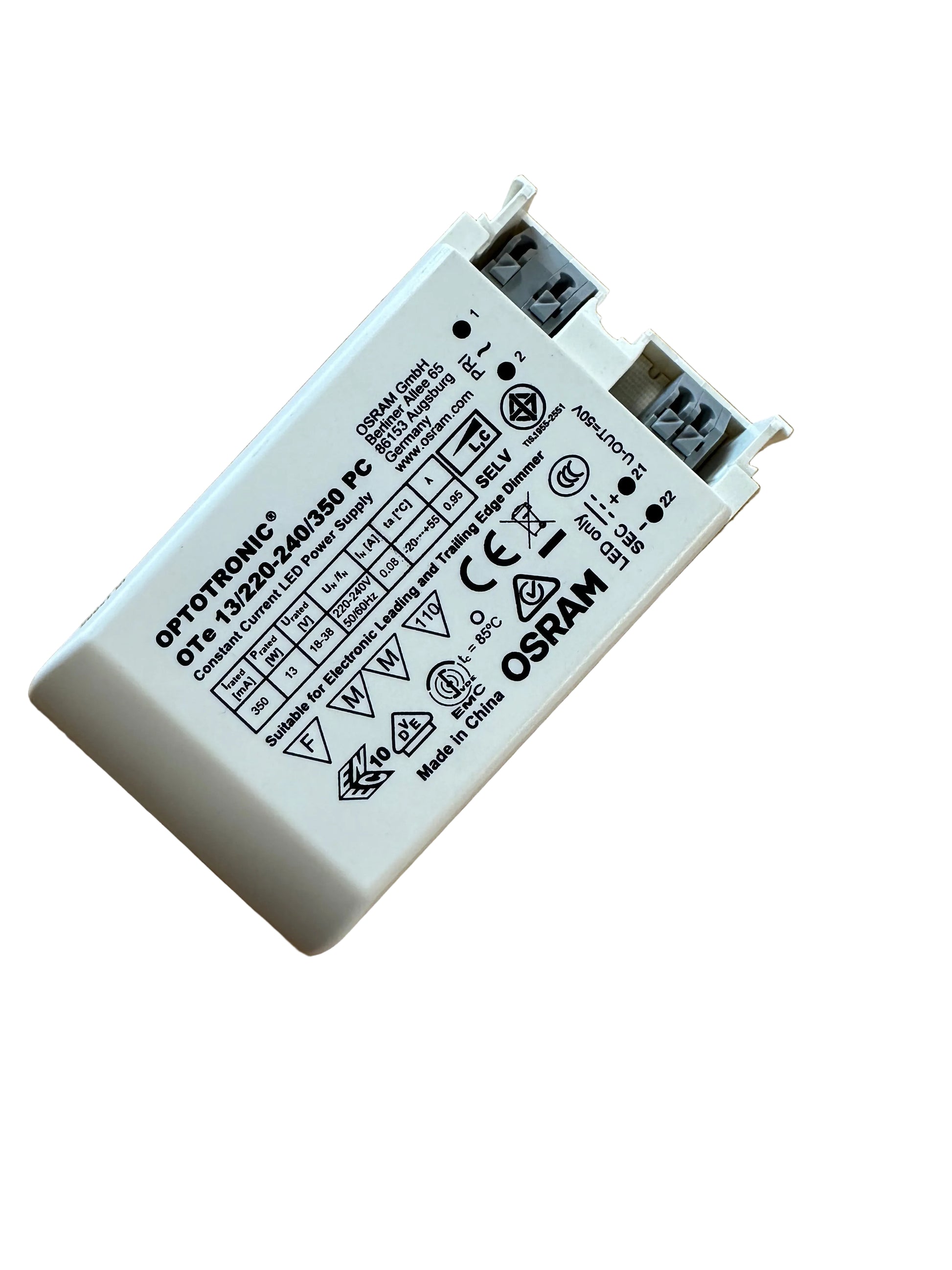 Osram Ledvance OTe 13/220-240/350 PC 13W 350mA Phase-Cut LED Driver - LED Retro