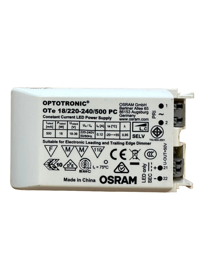 Osram Ledvance OTe 18/220-240/500 PC 18W 500mA Phase-Cut LED Driver - LED Retro