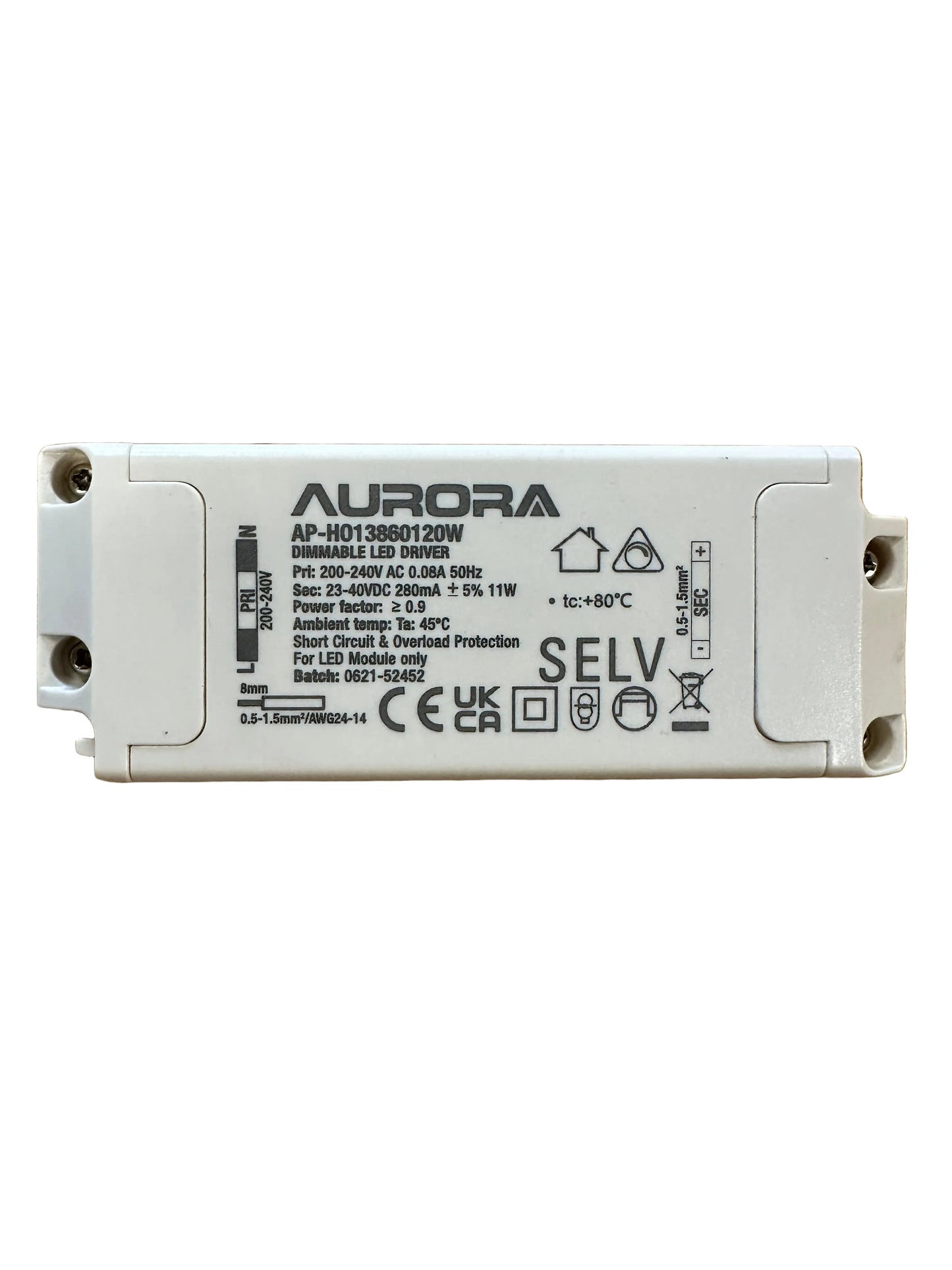 Aurora AP-H013860120W 11W 280mA Triac Dimmable LED Driver - LED Retro