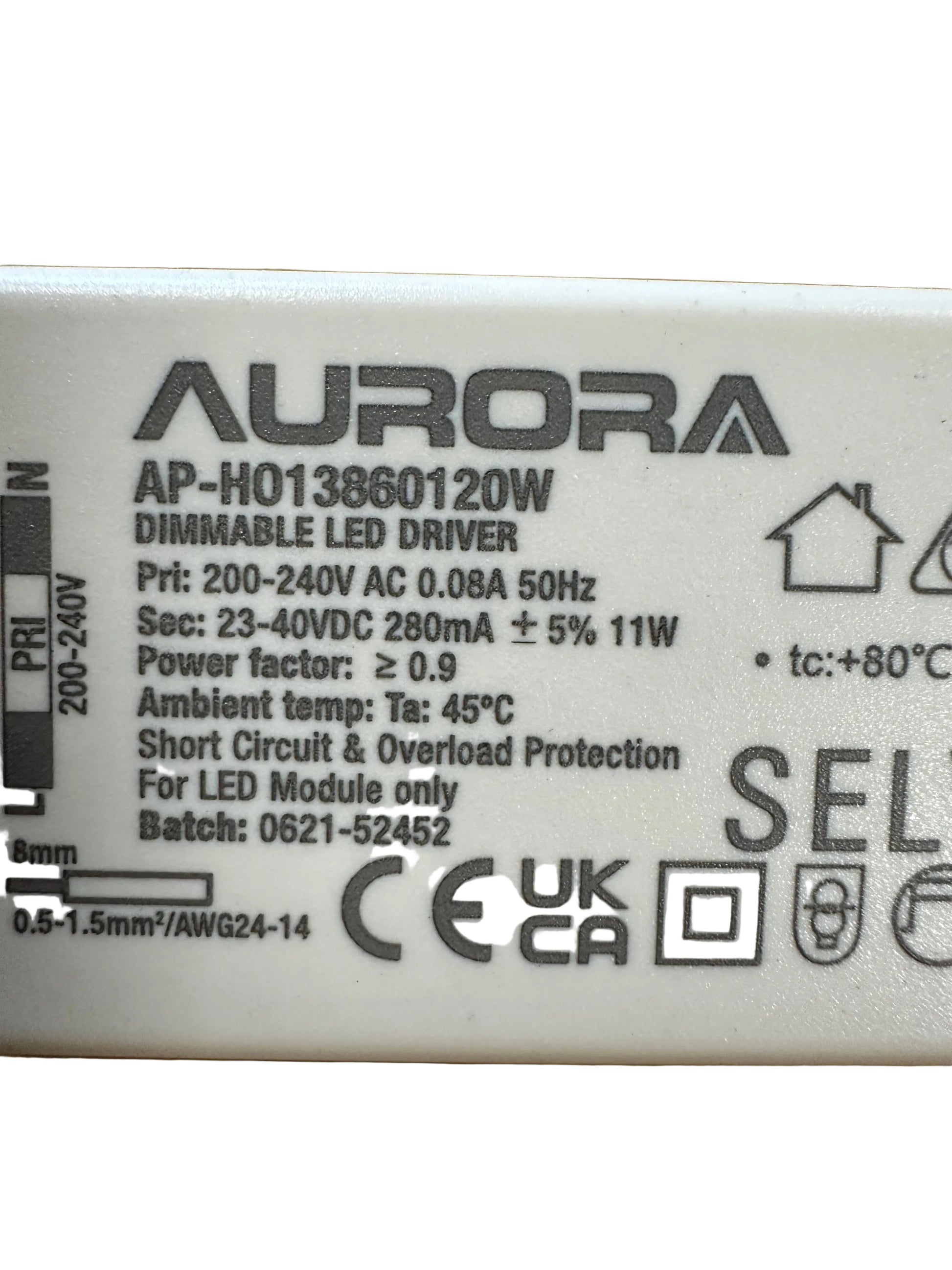 Aurora AP-H013860120W 11W 280mA Triac Dimmable LED Driver - LED Retro