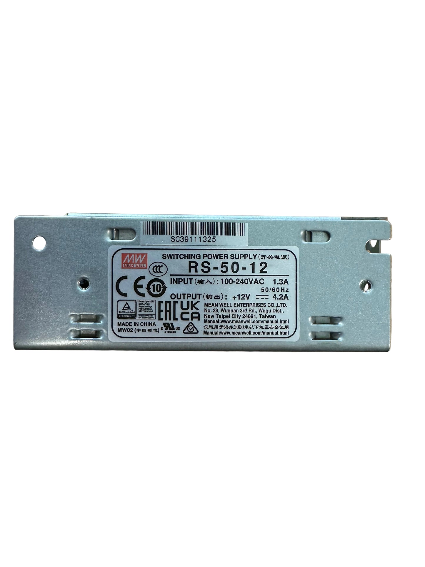 Mean Well RS-50-12 50W 12V 4.2A Switching Power Supply - LED Retro