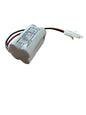 ELP B087 4 Cell 4.8V 0.9AH NiCd AA Cell Square Battery - AMP Connector - LED Retro