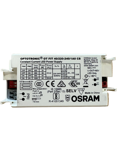 Osram OT FIT 40/220-240/1A0 CS - 20-44W, 800-1050mA, 25-42V LED Driver - LED Retro