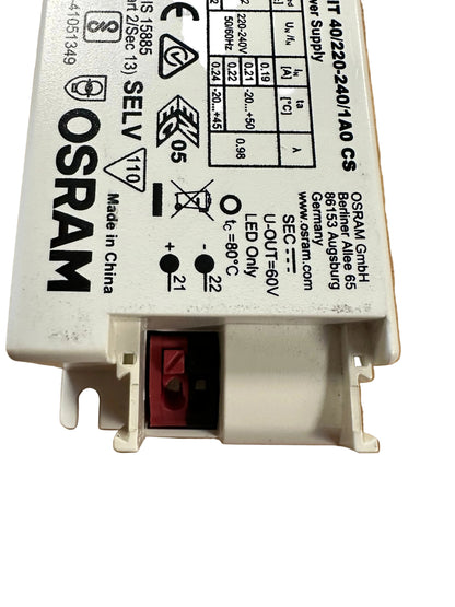 Osram OT FIT 40/220-240/1A0 CS - 20-44W, 800-1050mA, 25-42V LED Driver - LED Retro