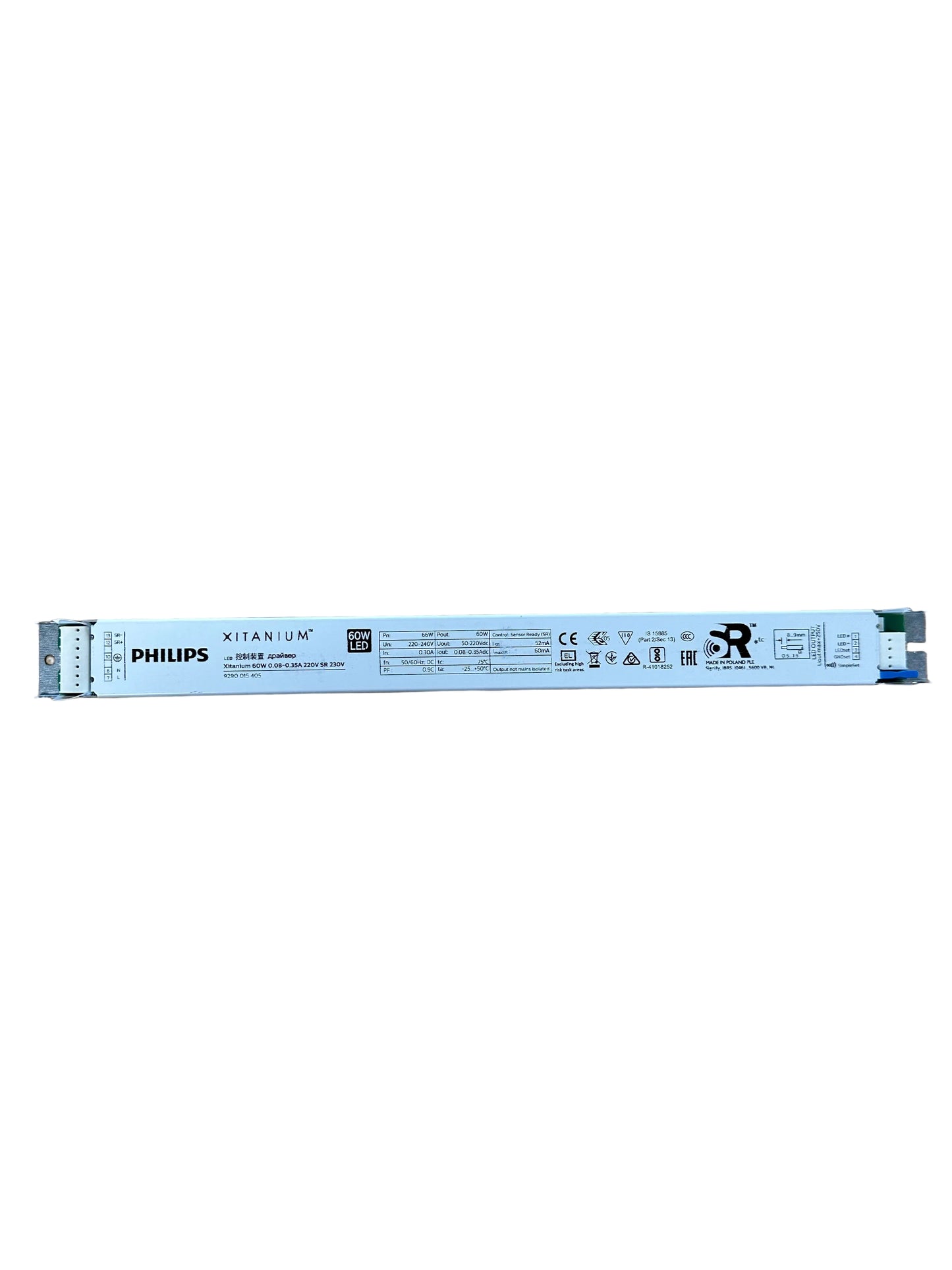 Philips 929001540506 Xitanium 60W 0.08-0.35A 220V SR 230V - LED Retro