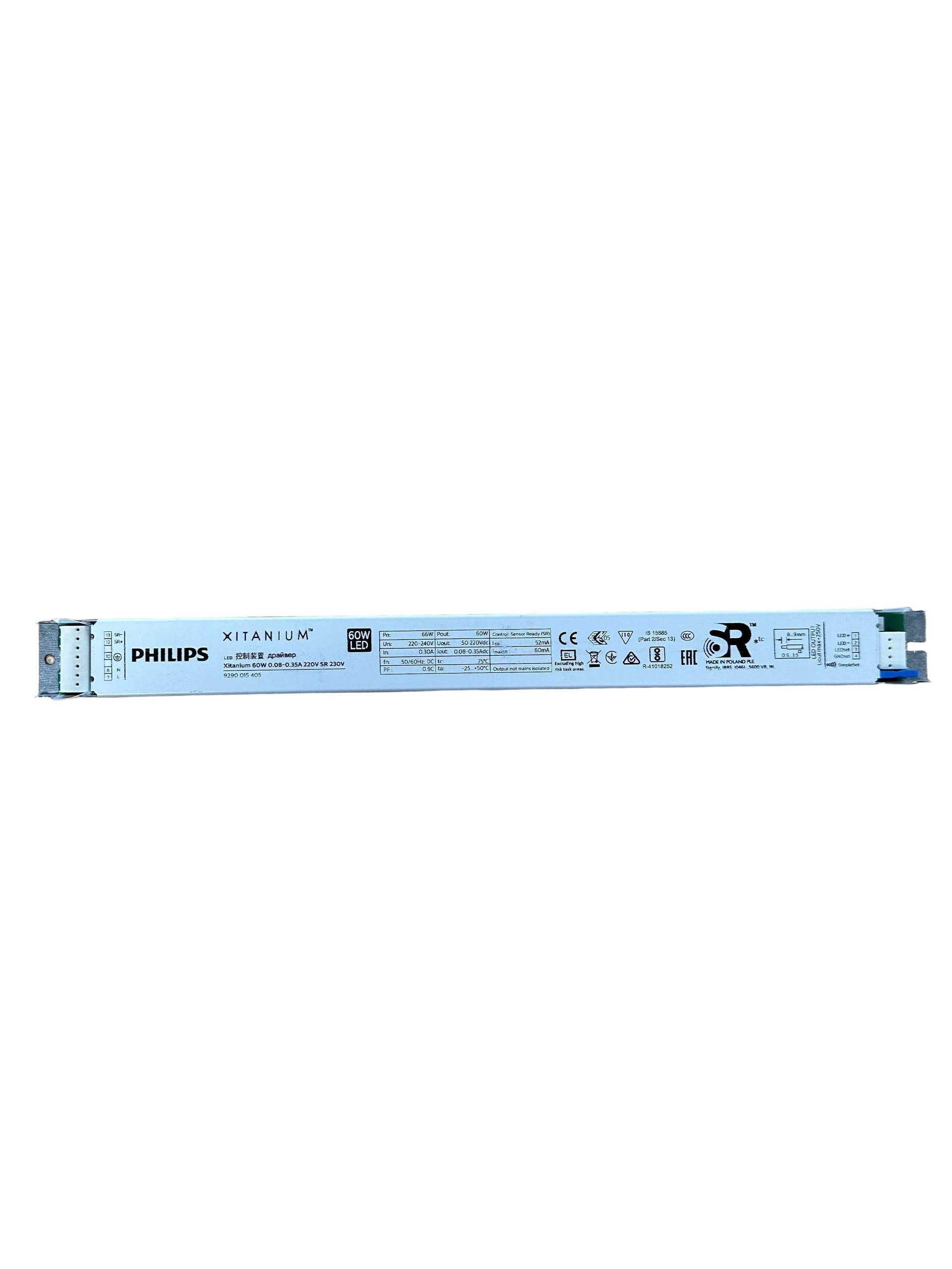 Philips 929001540506 Xitanium 60W 0.08-0.35A 220V SR 230V - LED Retro