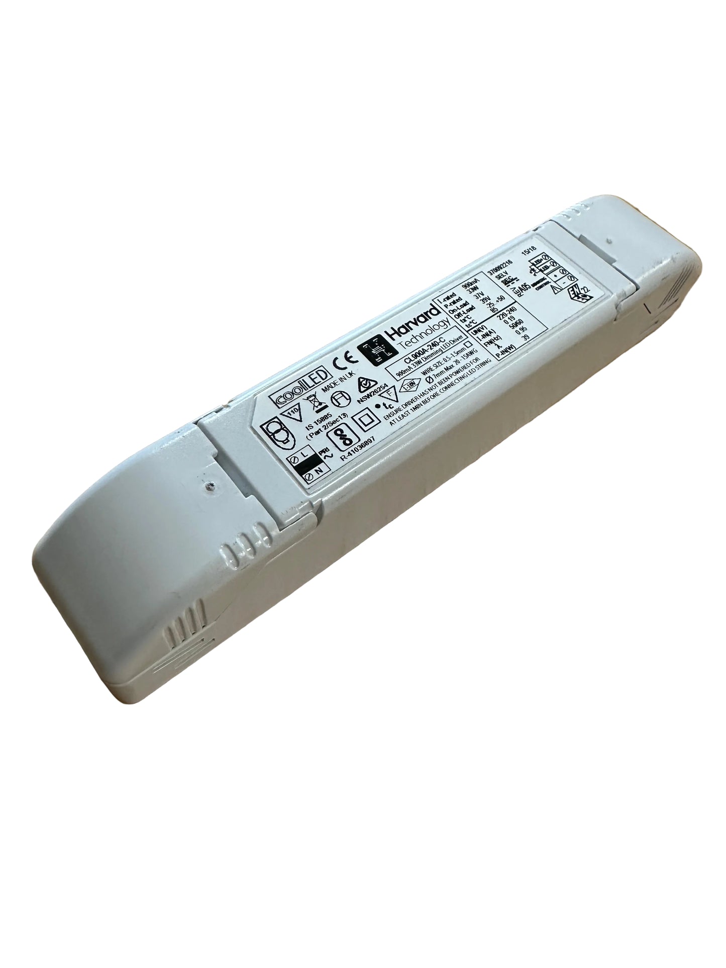 Harvard CL900A-240-C 9.72-33W 900mA 1-10V Dimmable LED Driver -LED Retro