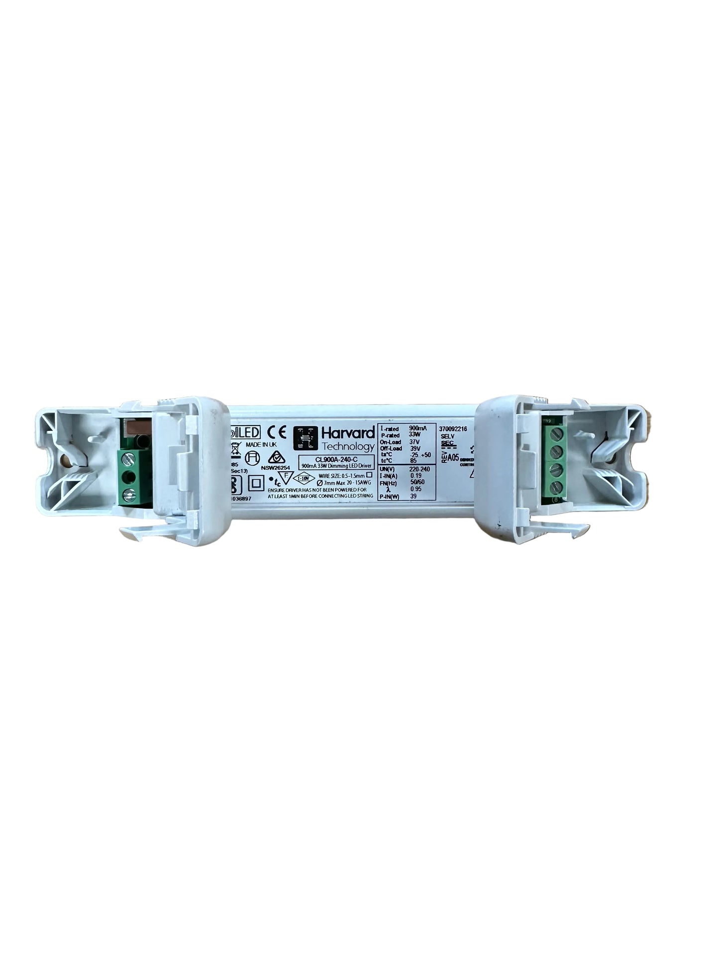 Harvard CL900A-240-C 9.72-33W 900mA 1-10V Dimmable LED Driver -LED Retro