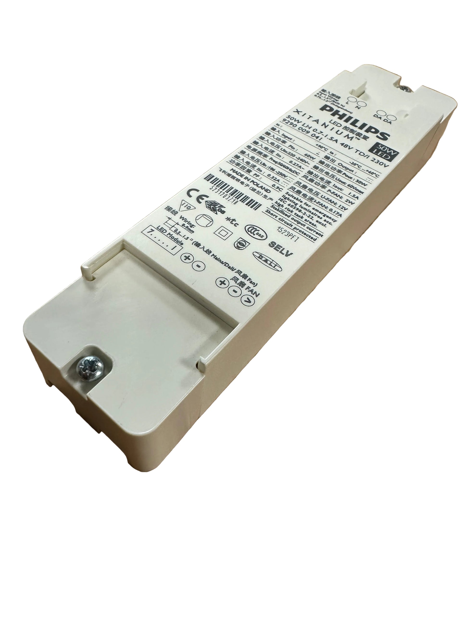 Philips 9290009041 Xitanium 50W LH 0.7-1.5A 48V TD/I 230V DALI LED Driver - LED Retro