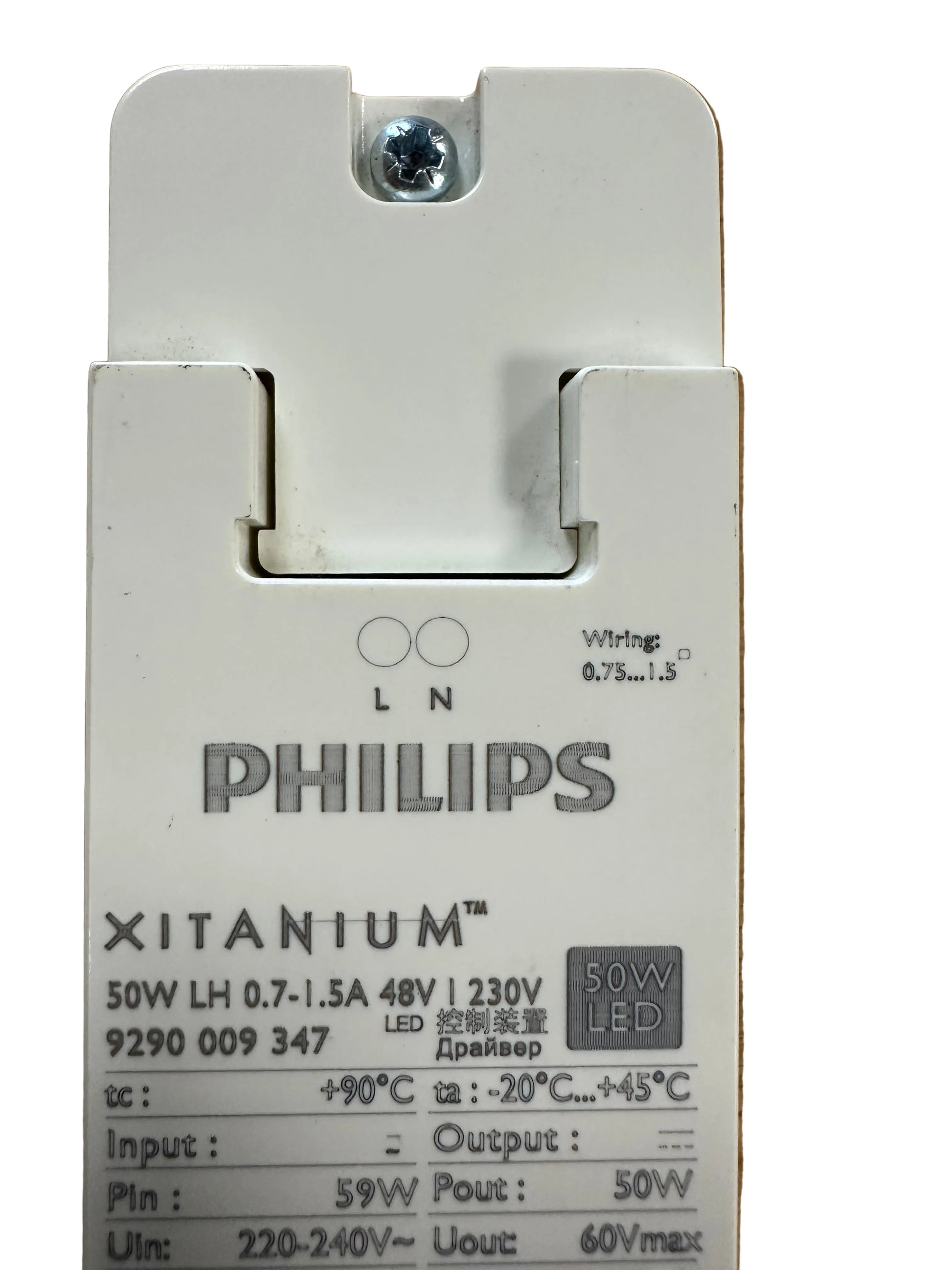 Philips 9290009347 Xitanium 50W LH 0.7-1.5A 48V I 230V - LED Retro