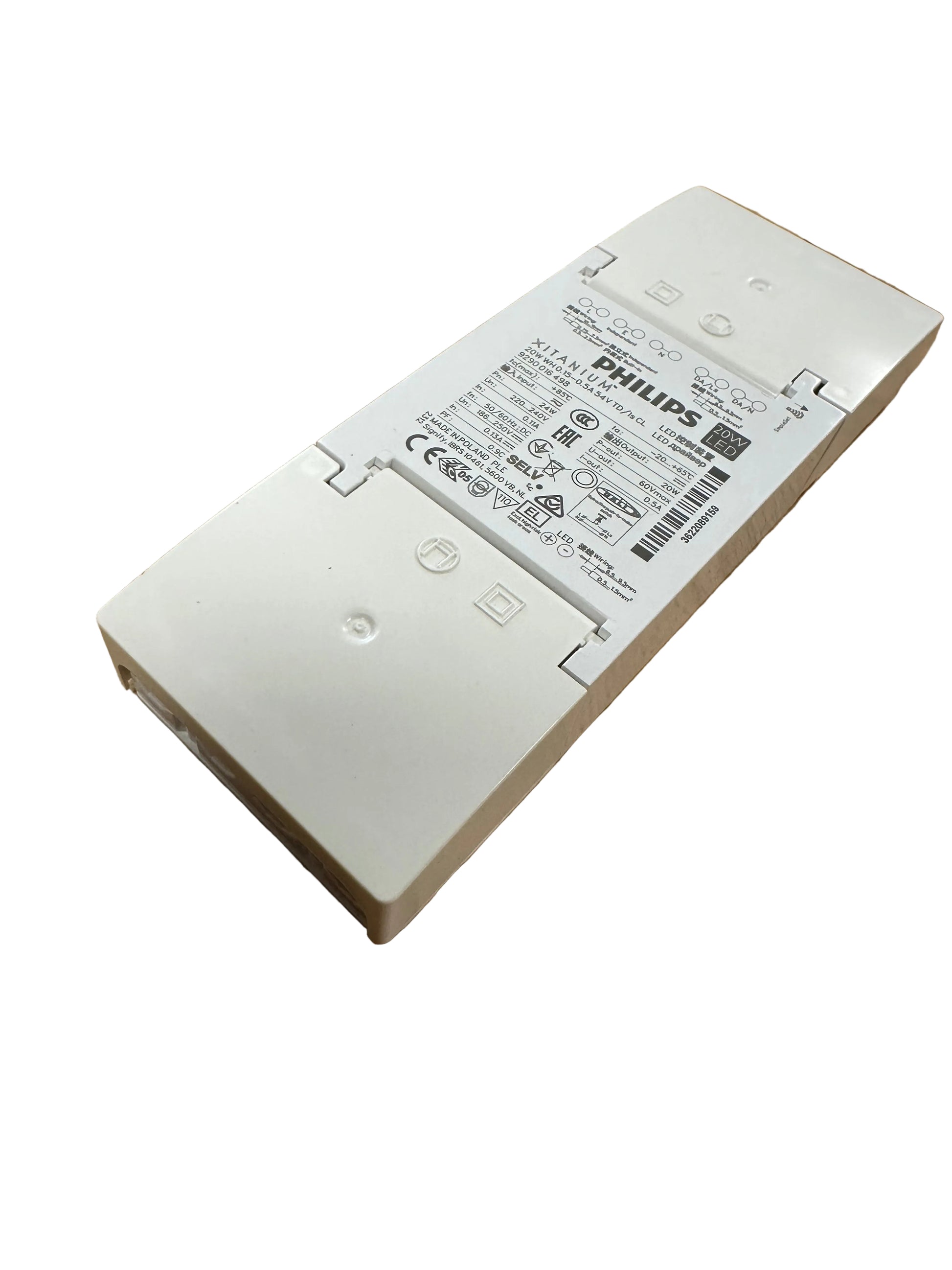 Philips 929001649806 Xitanium 20W WH 0.15-0.5A 54V TD/IS CL 230V - LED Retro