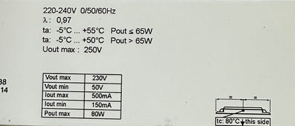 Tridonic 89800435 EM powerLE CPS FX LP 80W - LED Retro