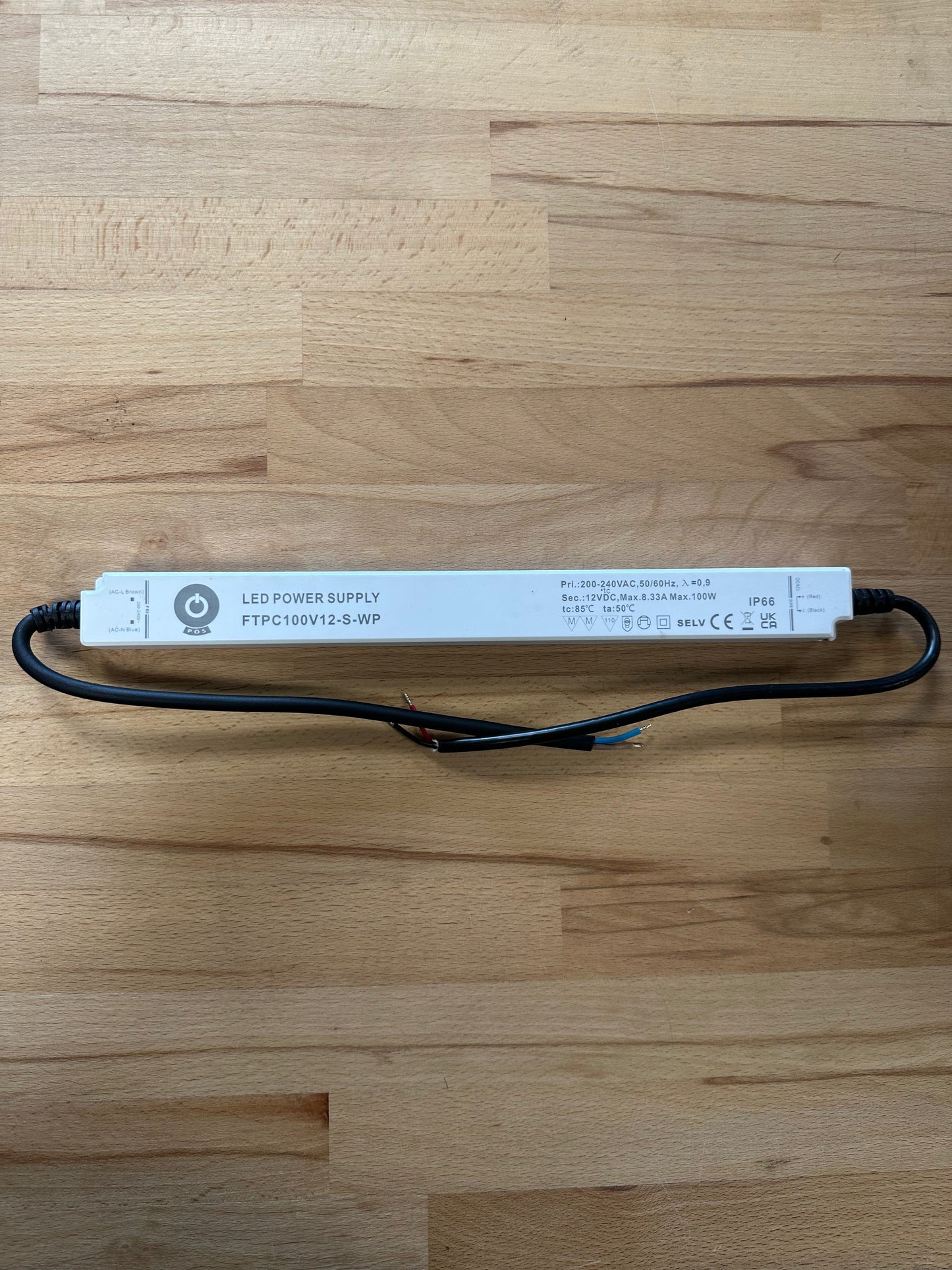 POS Power FTPC100V12-S-WP - LED Retro