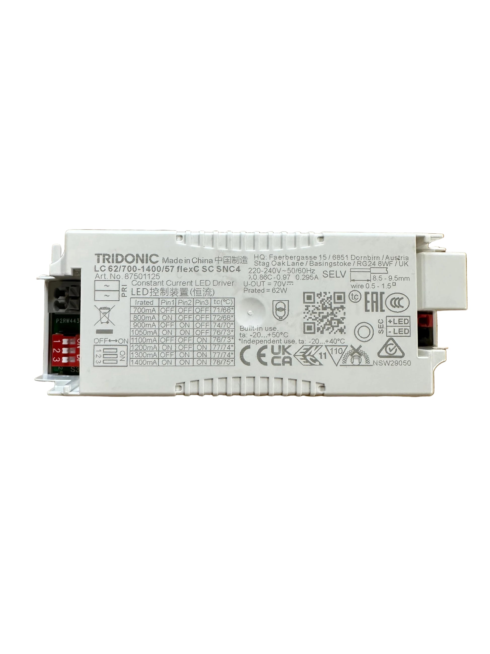 Tridonic 87501125 LC 62/700-1400/57 flexC SC SNC4 - LED Retro