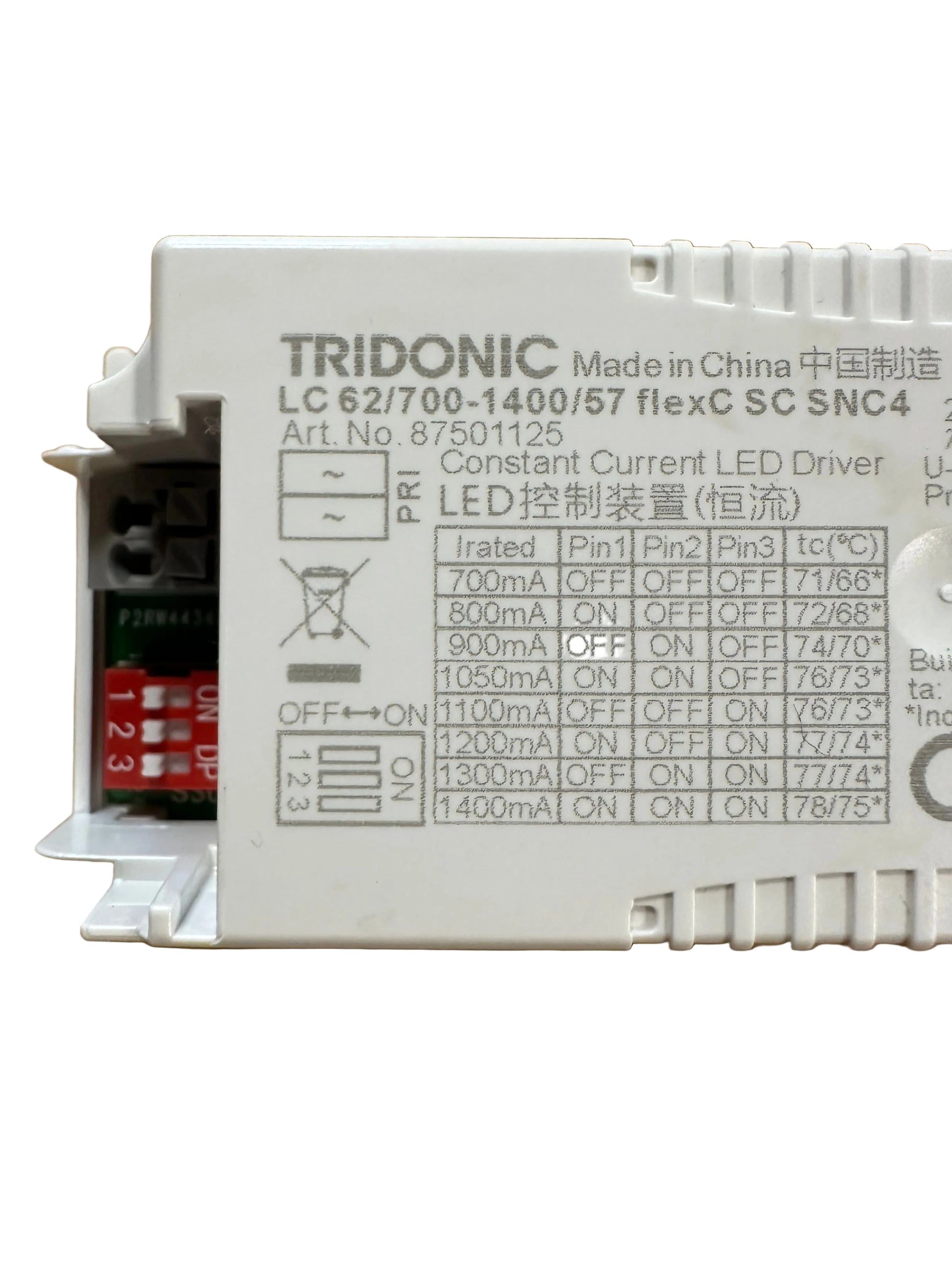 Tridonic 87501125 LC 62/700-1400/57 flexC SC SNC4 - LED Retro