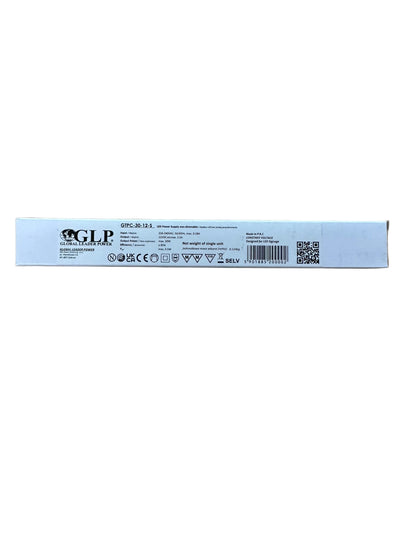 GLP GTPC-30-12-S 30W 12V/2.5A CV IP20 Slim LED Power Supply - LED Retro
