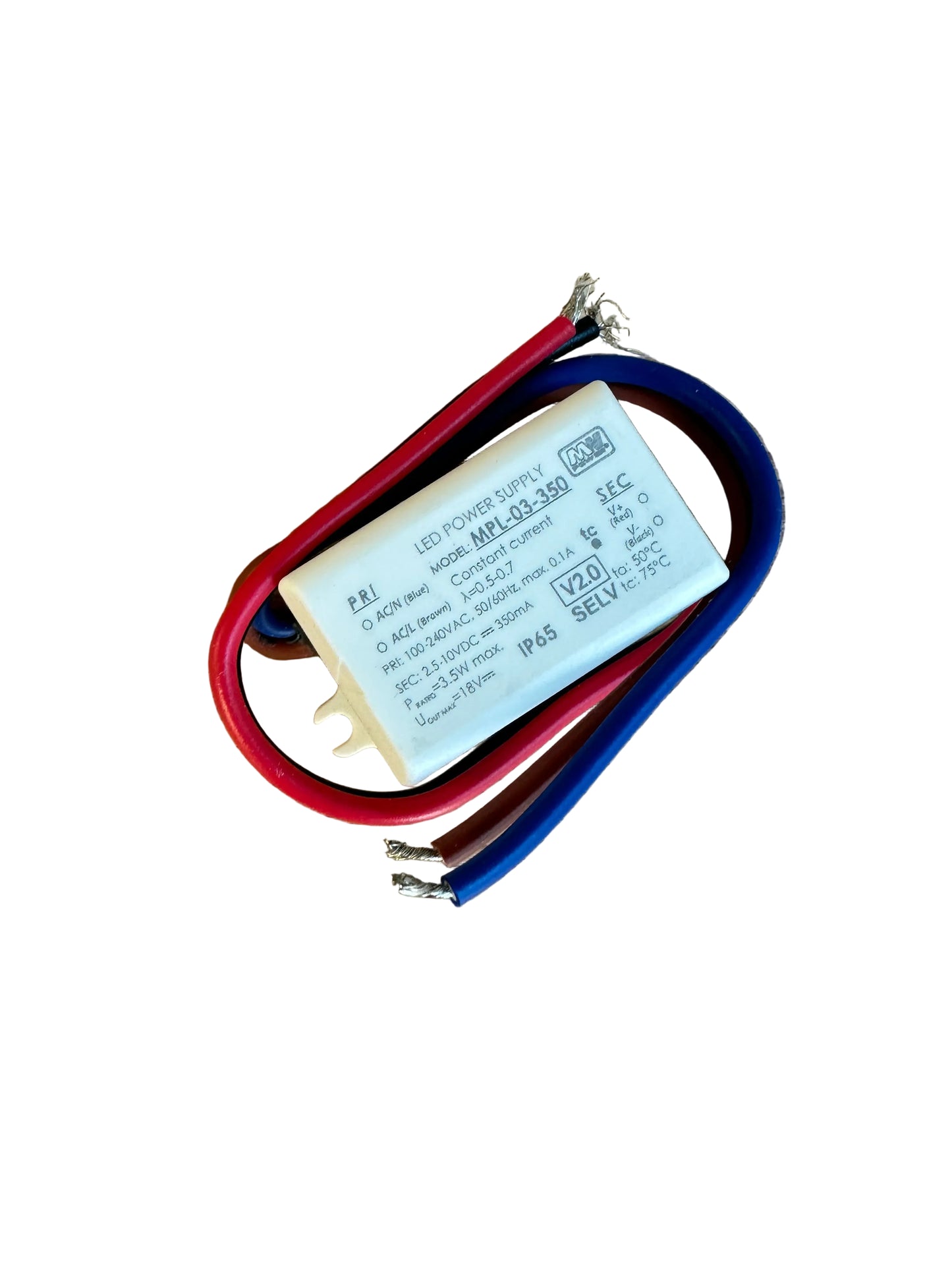 MW Power MLP-03-350 3W 350mA LED Power Supply - LED Retro