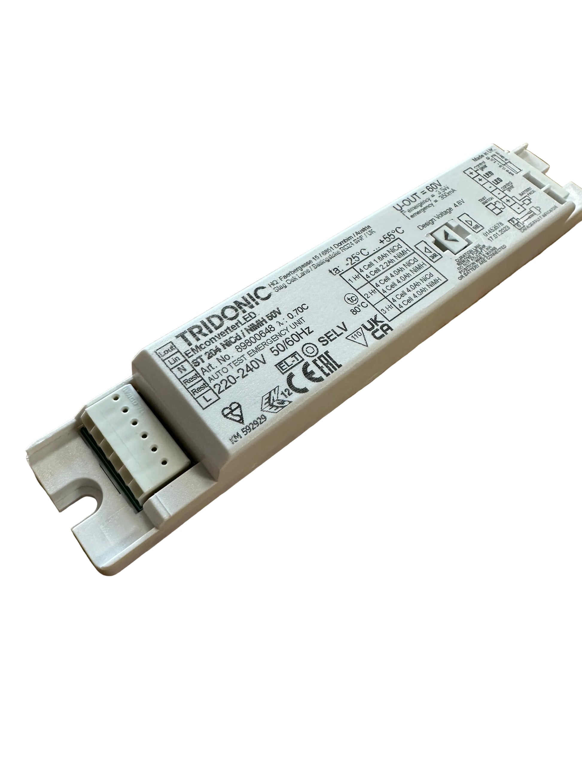Tridonic 89800648 EMconverterLED ST 204 NiCd/NiMH 50V - LED Retro